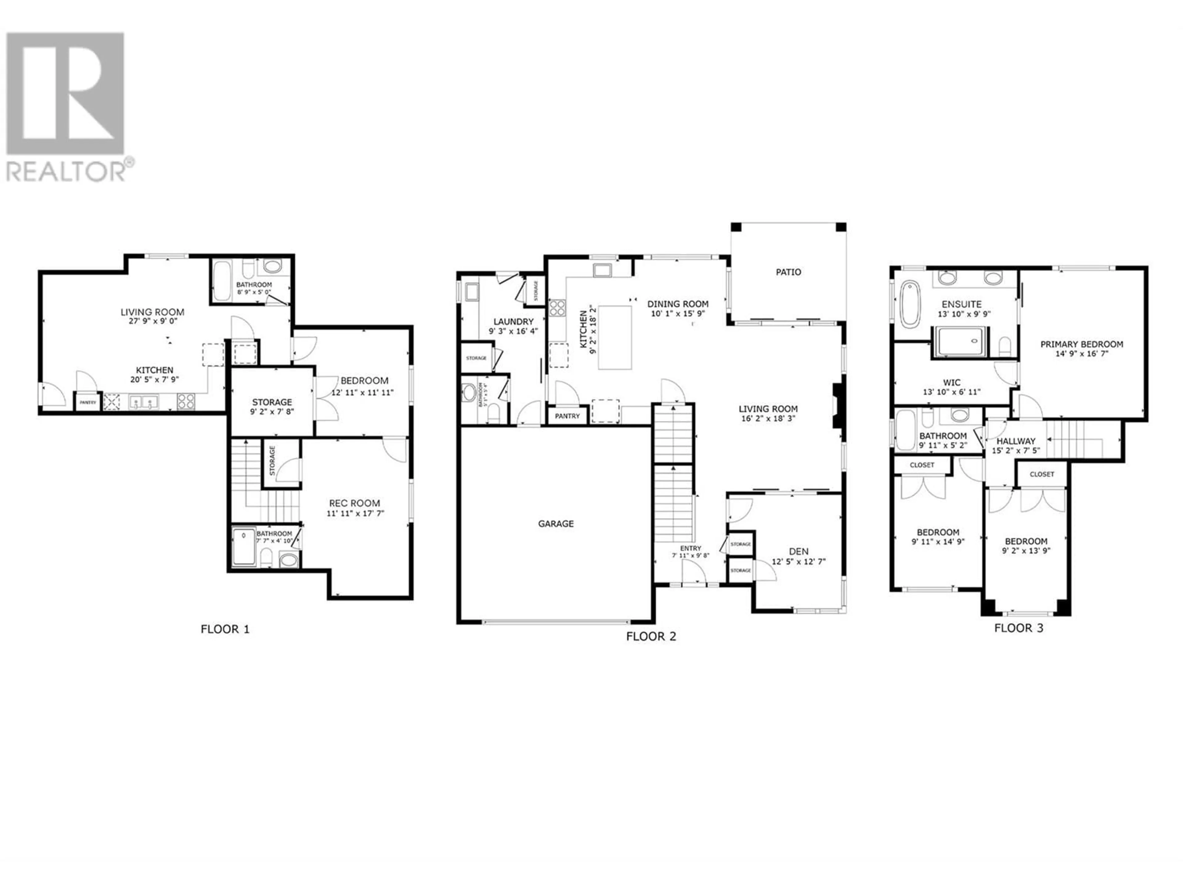 Floor plan for 49 Forest Edge Drive, Kelowna British Columbia V1V3G3