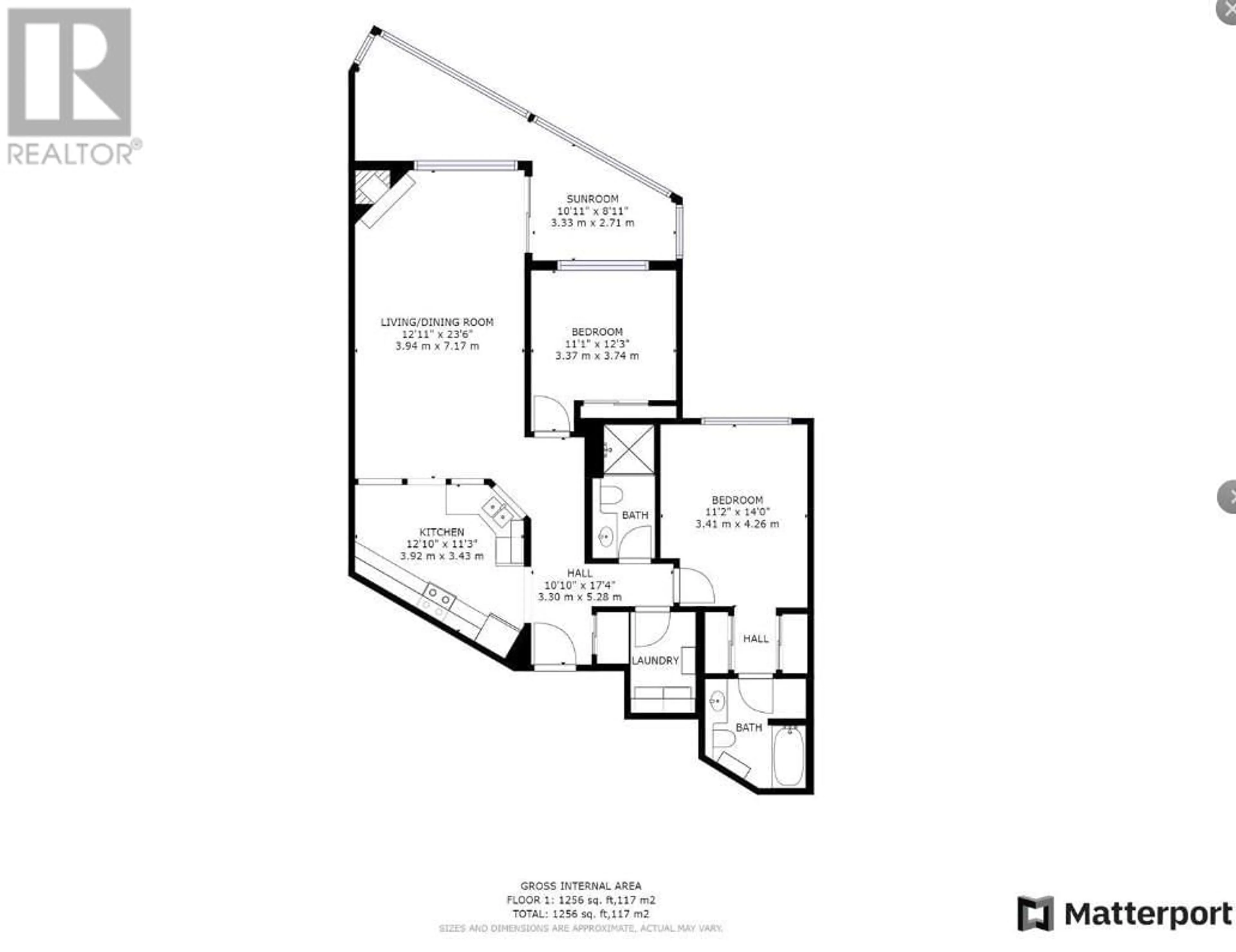 Floor plan for 3767 Brown Road Unit# 307, West Kelowna British Columbia V4T1Y1