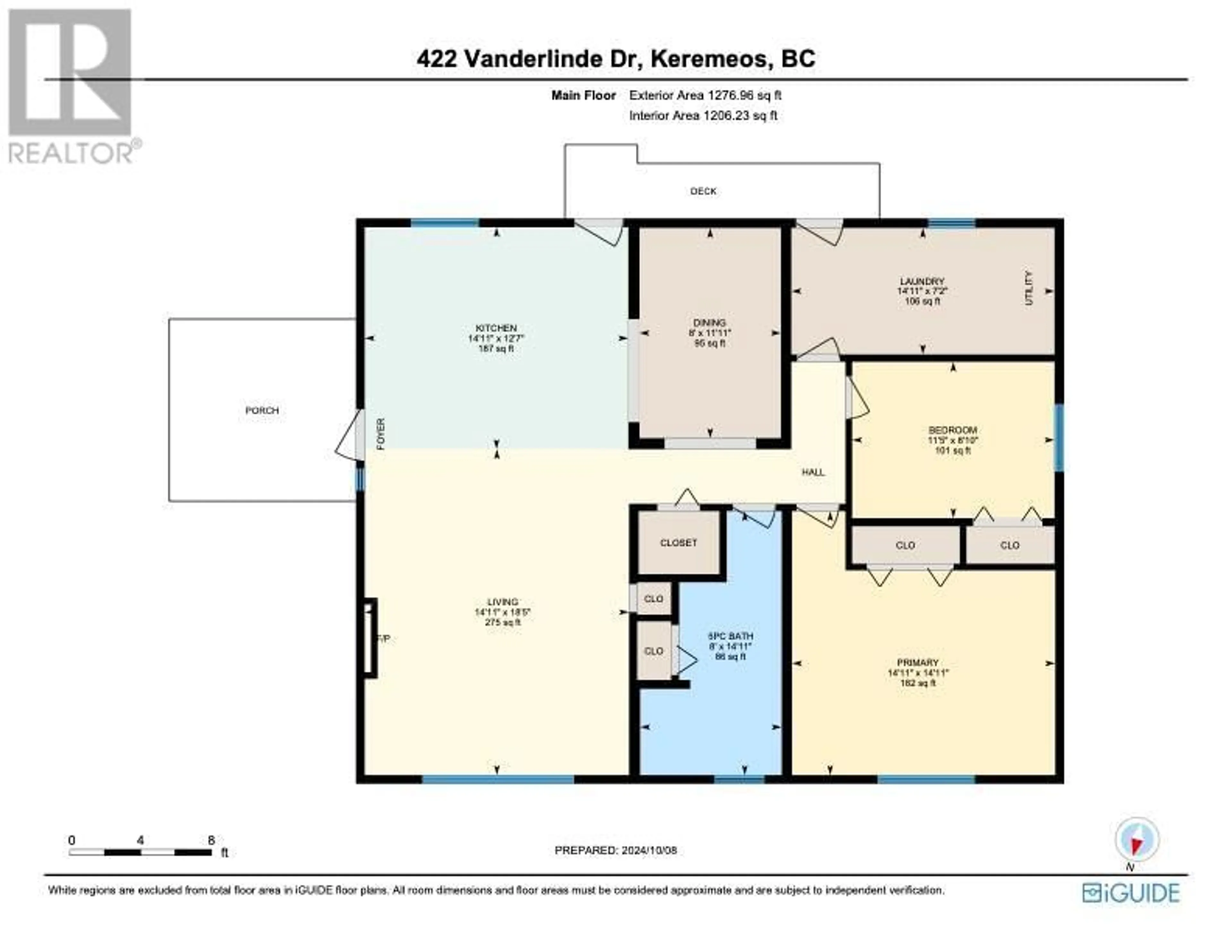 Floor plan for 422 Vanderlinde Drive, Keremeos British Columbia V0X1N2