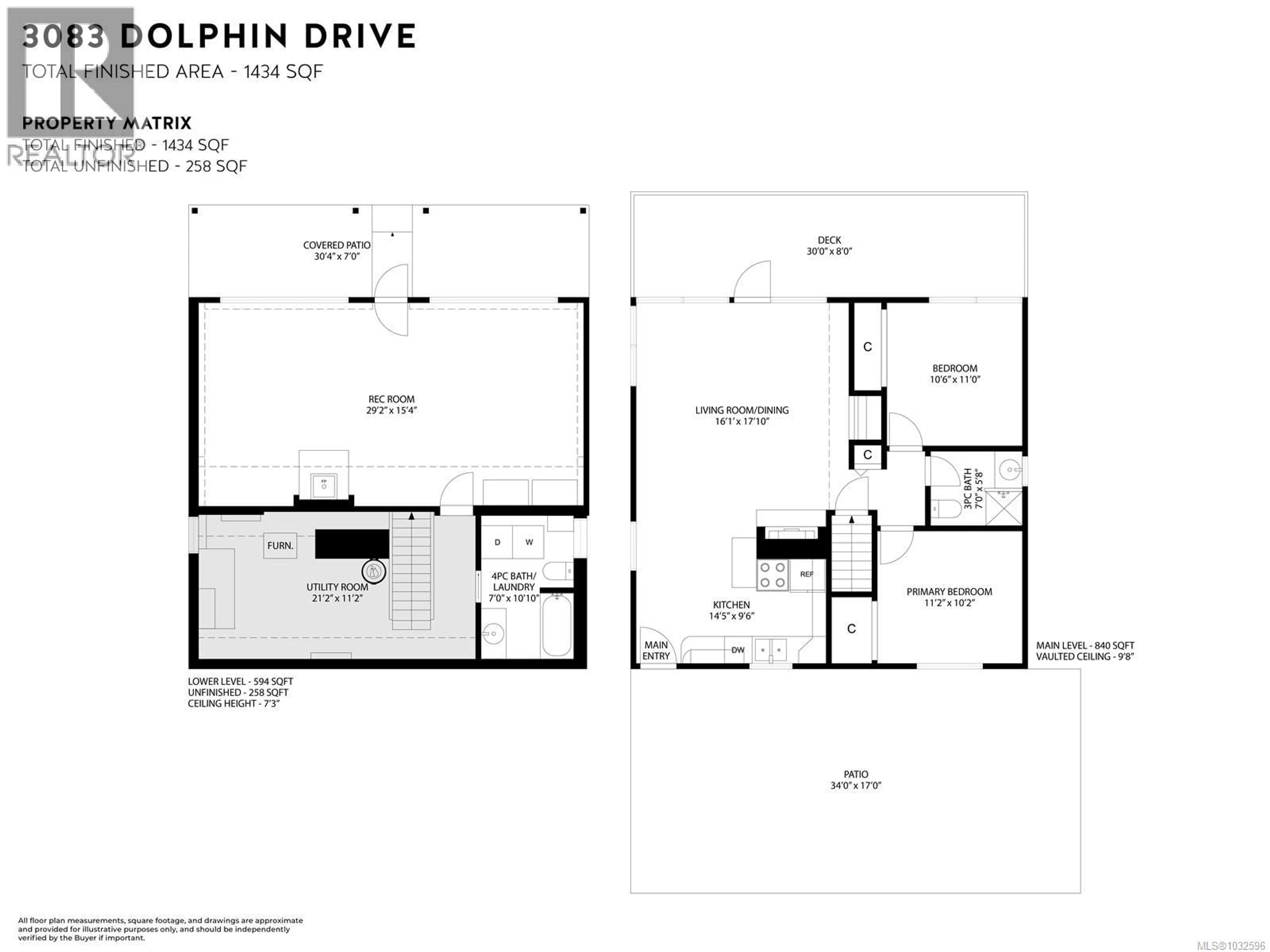 Floor plan for 3083 DOLPHIN DRIVE, Nanoose Bay British Columbia V9P9J2