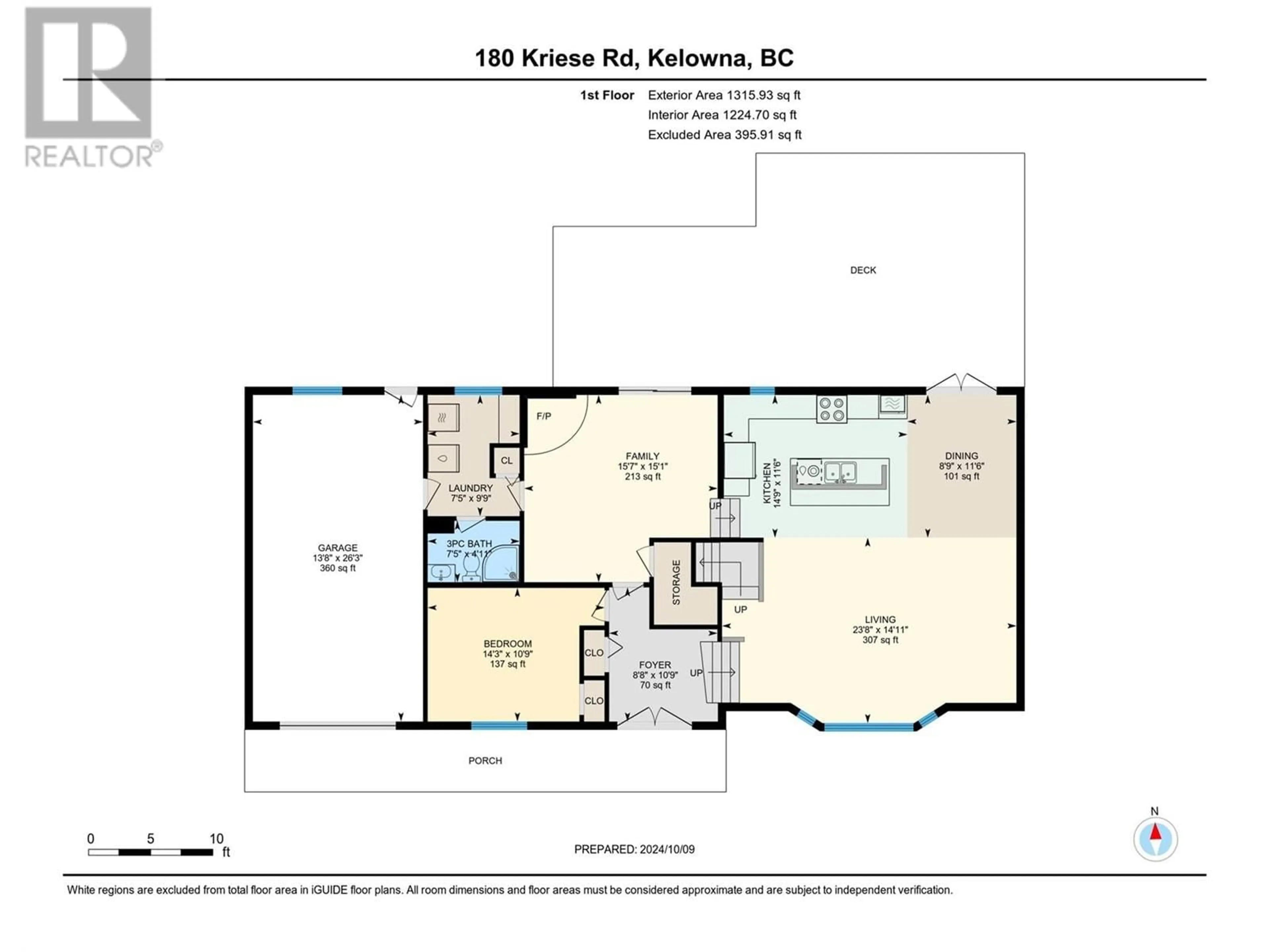 Floor plan for 180 Kriese Road, Kelowna British Columbia V1X5S7