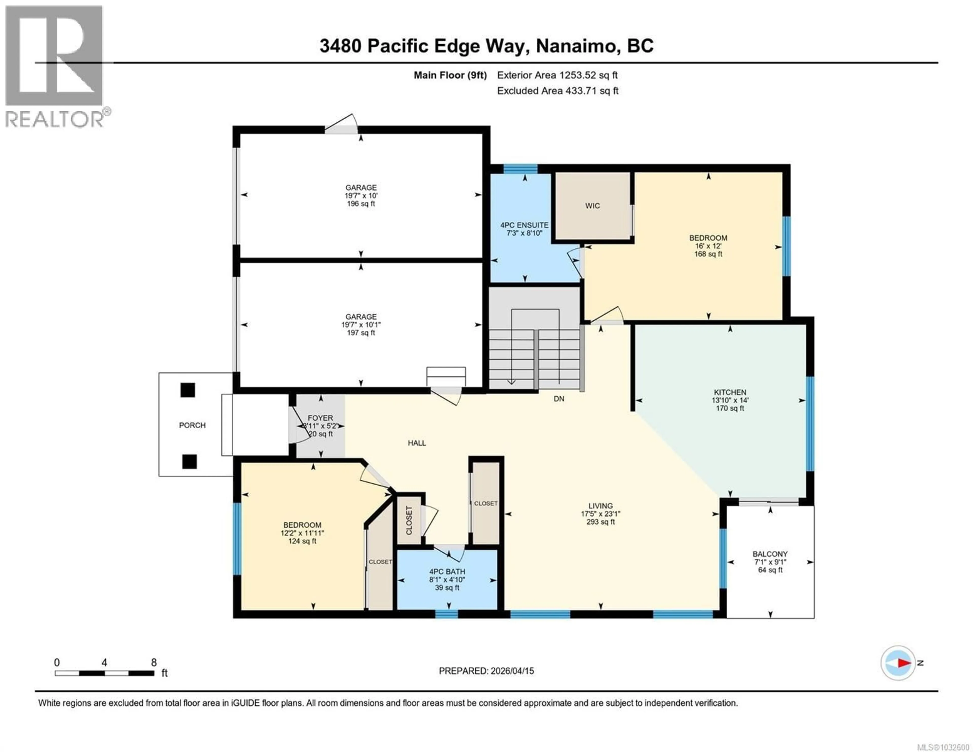 Floor plan for 3480 PACIFIC EDGE WAY, Nanaimo British Columbia V9T0H6
