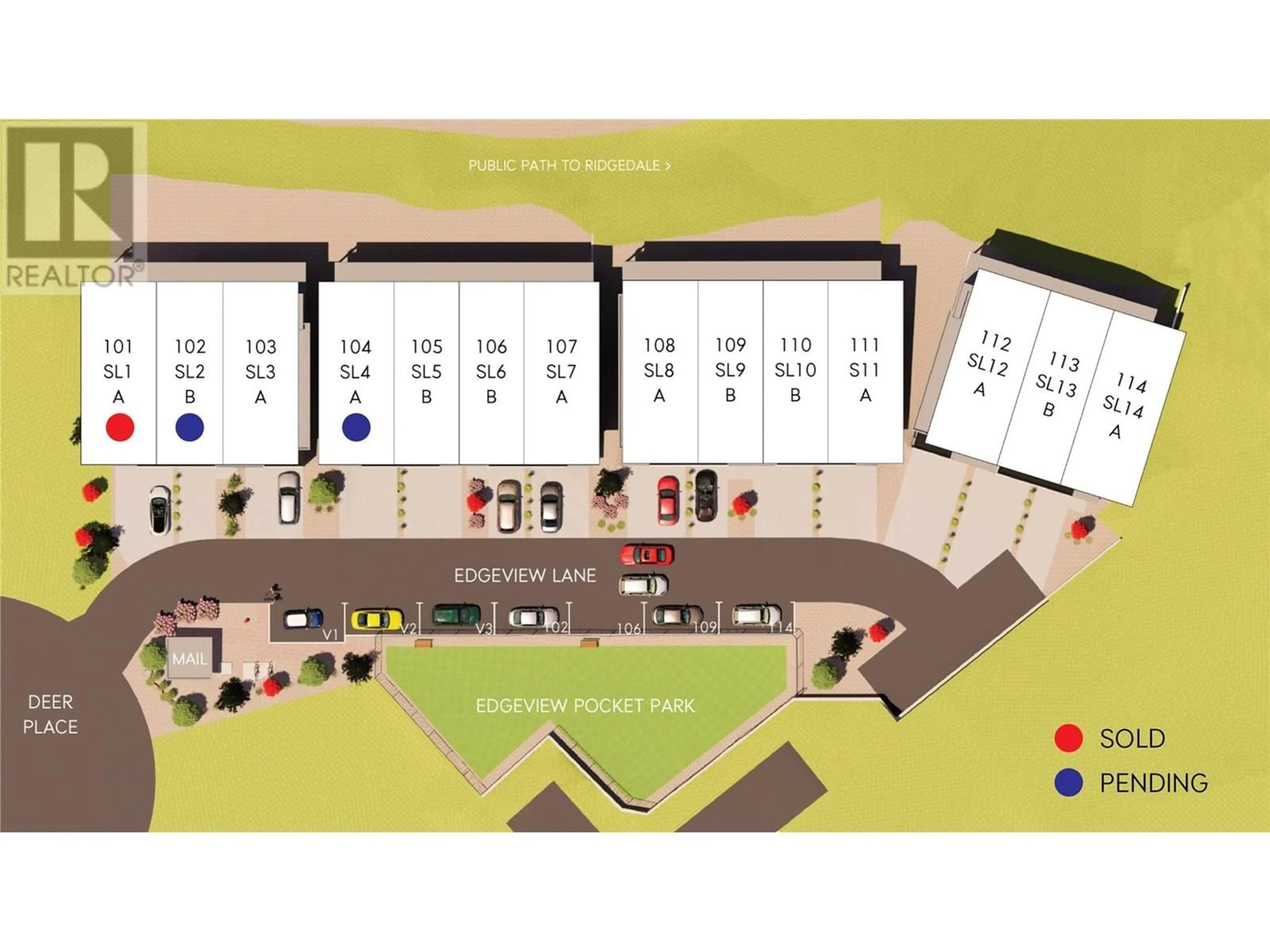 Floor plan for 158 Deer Place Unit# 104, Penticton British Columbia V2A0C8