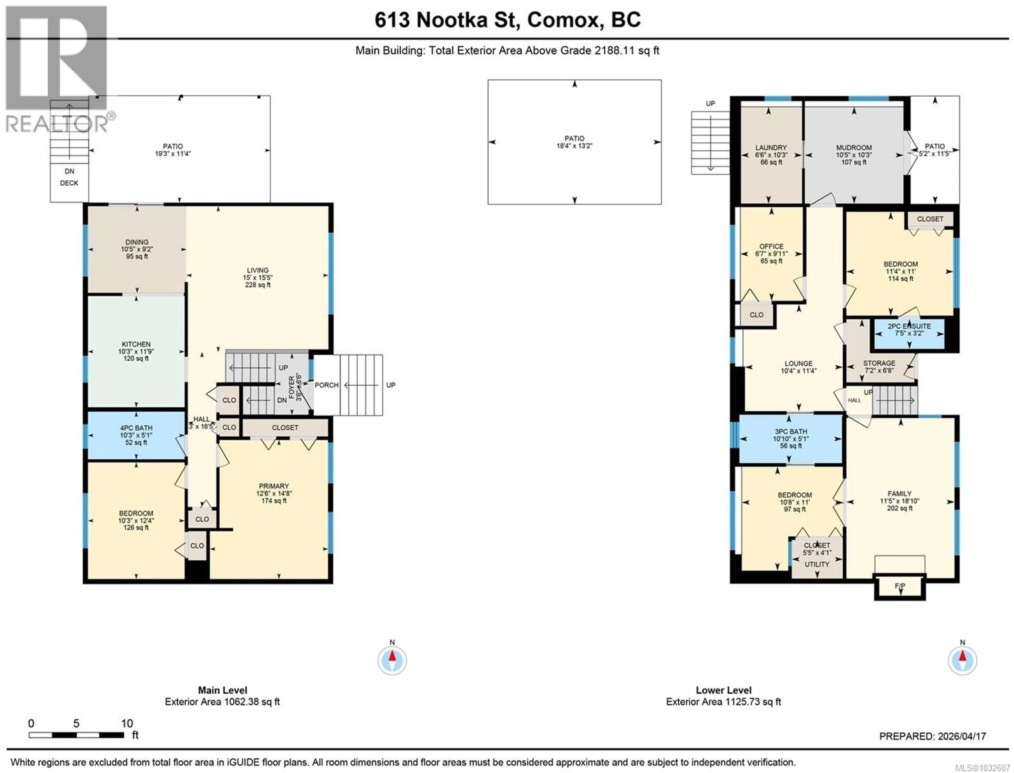 Floor plan for 613 NOOTKA STREET, Comox British Columbia V9M2L8