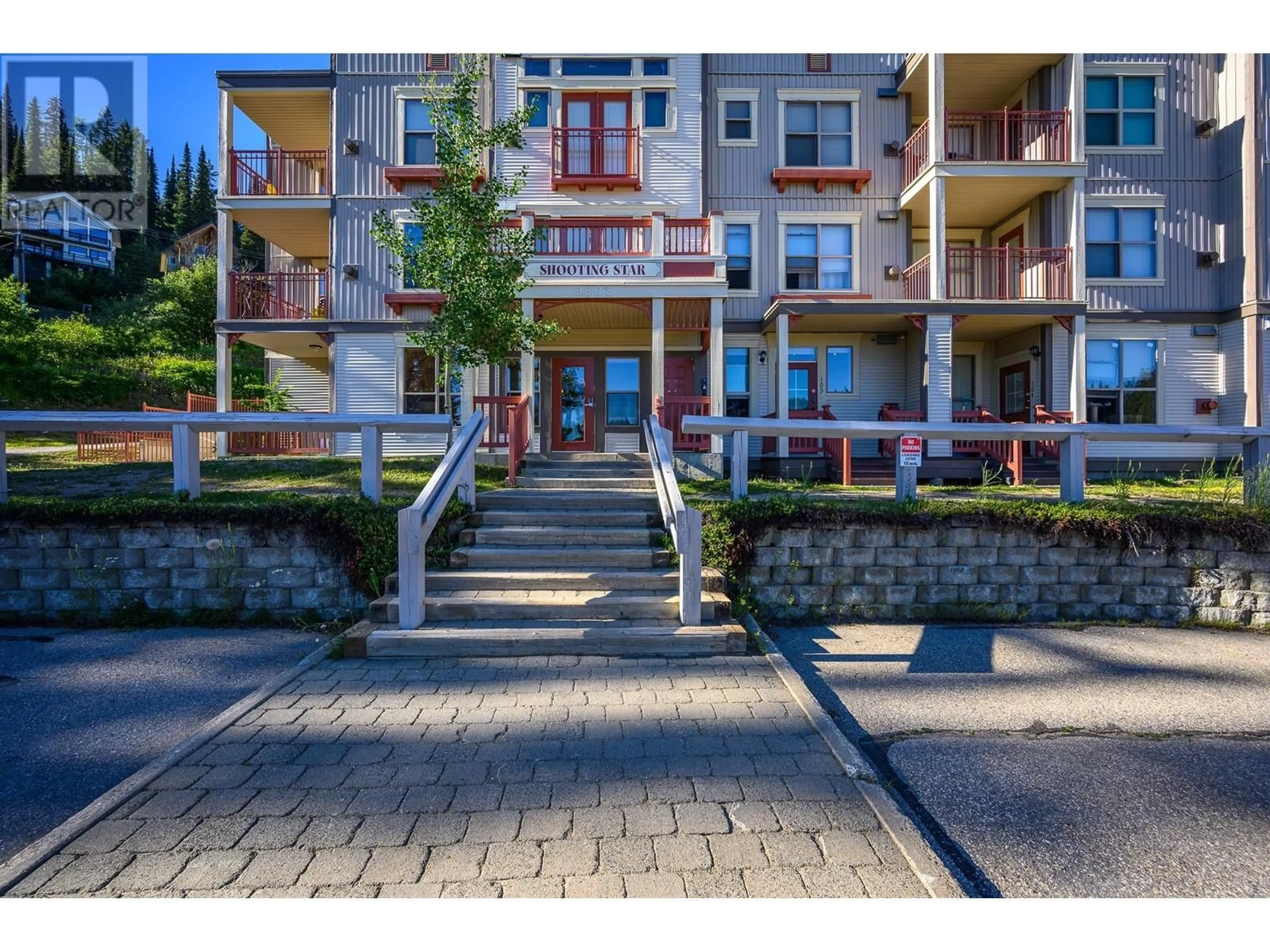 A pic from exterior of the house or condo, the street view for 9802 Silver Star Road Unit# 104 Lot# 2, Vernon British Columbia V1B3W9