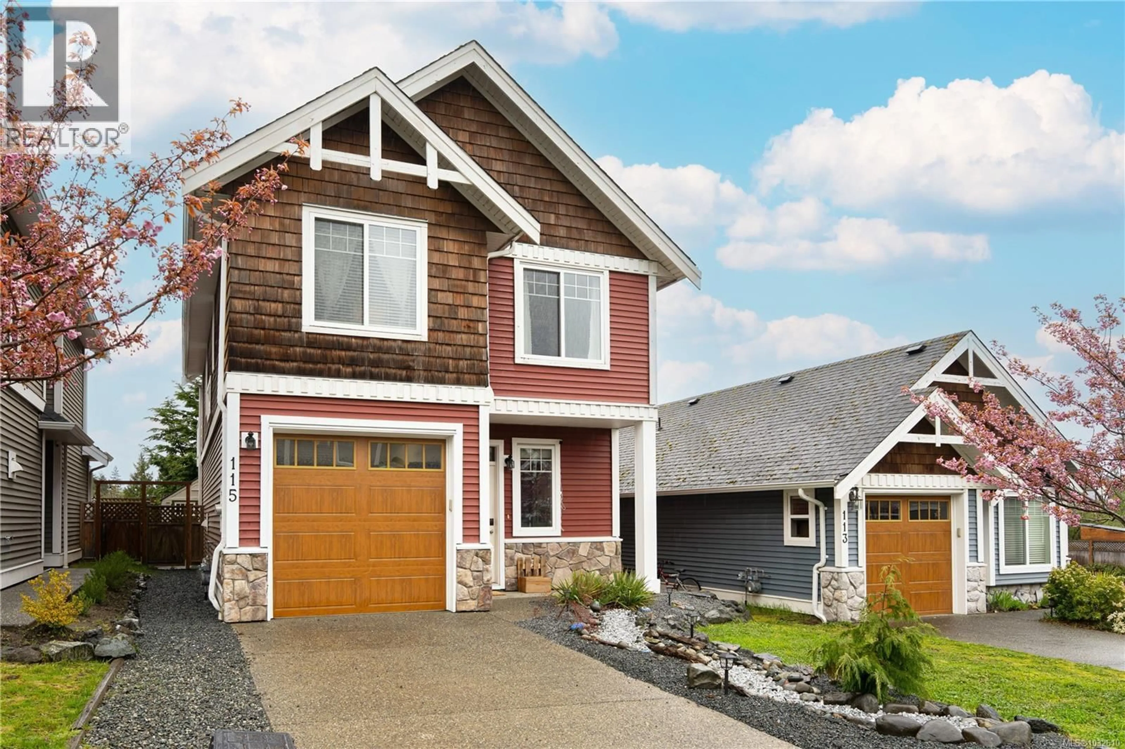 Home with vinyl exterior material, street for 115 - 2260 MAPLE AVENUE NORTH, Sooke British Columbia V9Z1J7