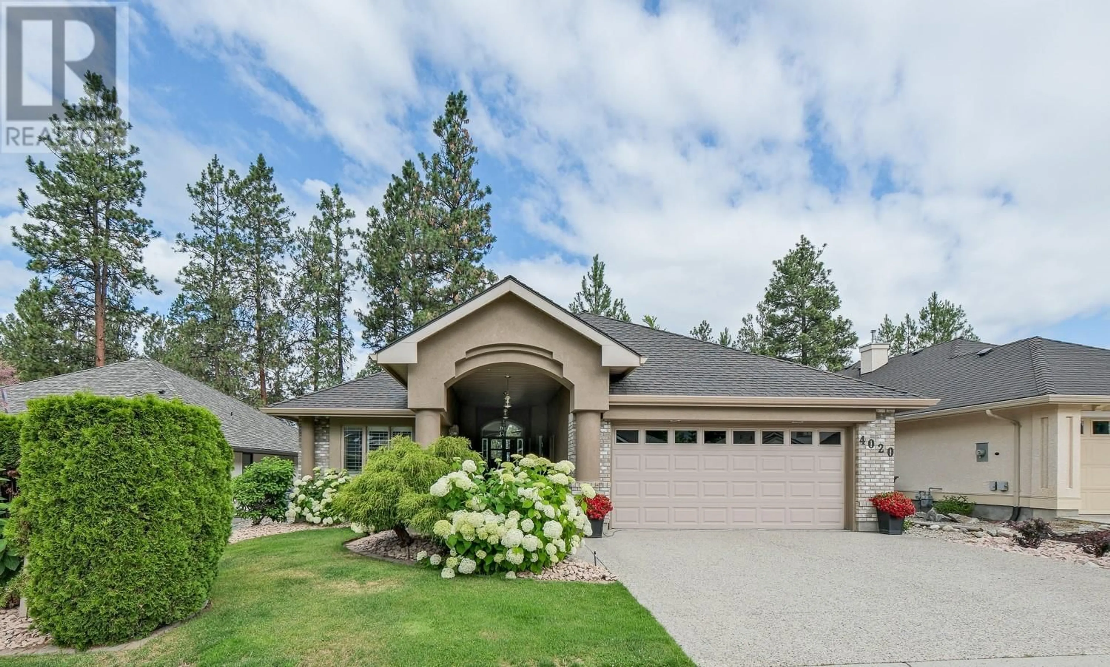 Frontside or backside of a home, cottage for 4020 Gallaghers Terrace, Kelowna British Columbia V1W3Z8