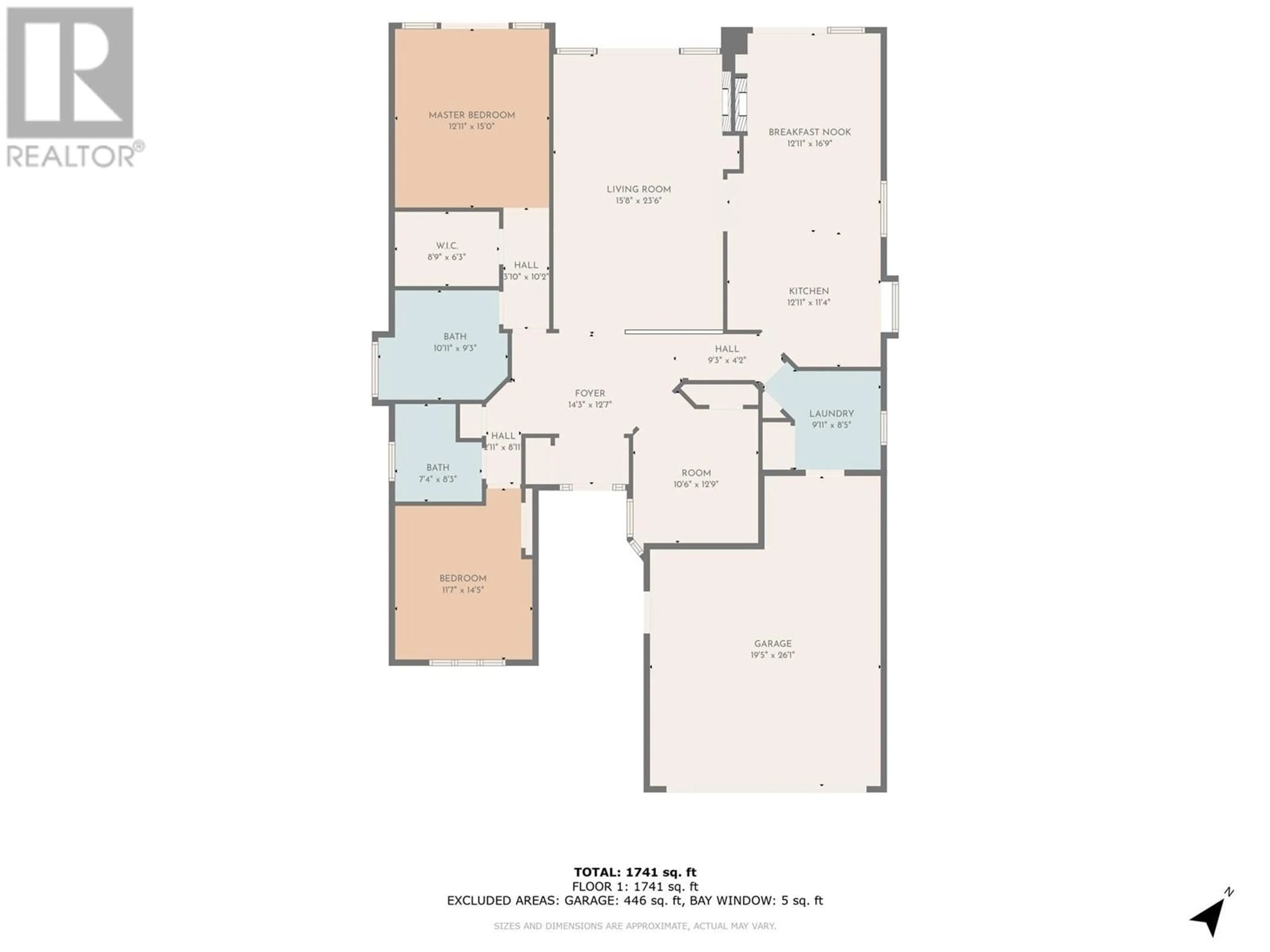 Floor plan for 4020 Gallaghers Terrace, Kelowna British Columbia V1W3Z8