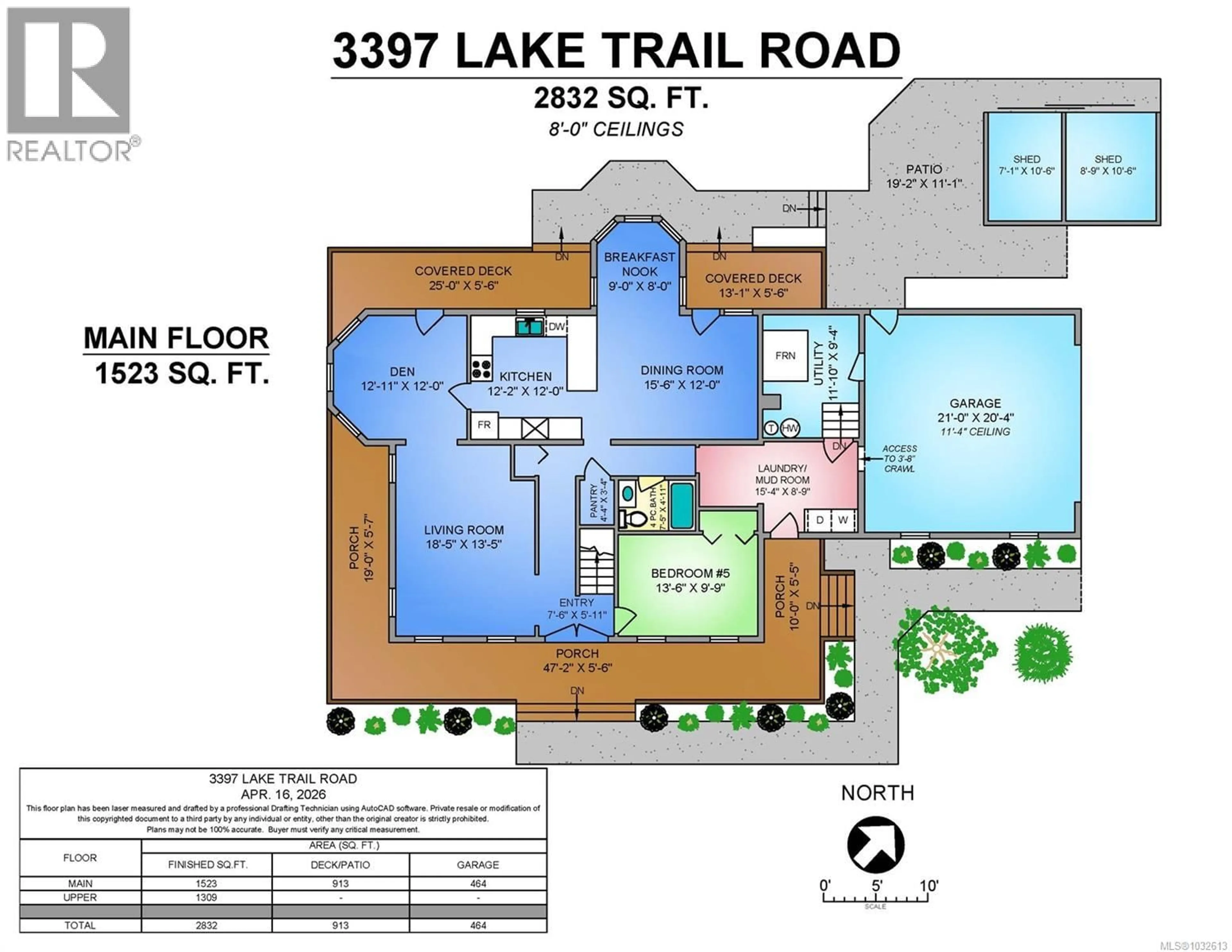 Floor plan for 3397 LAKE TRAIL ROAD, Courtenay British Columbia V9N9M2