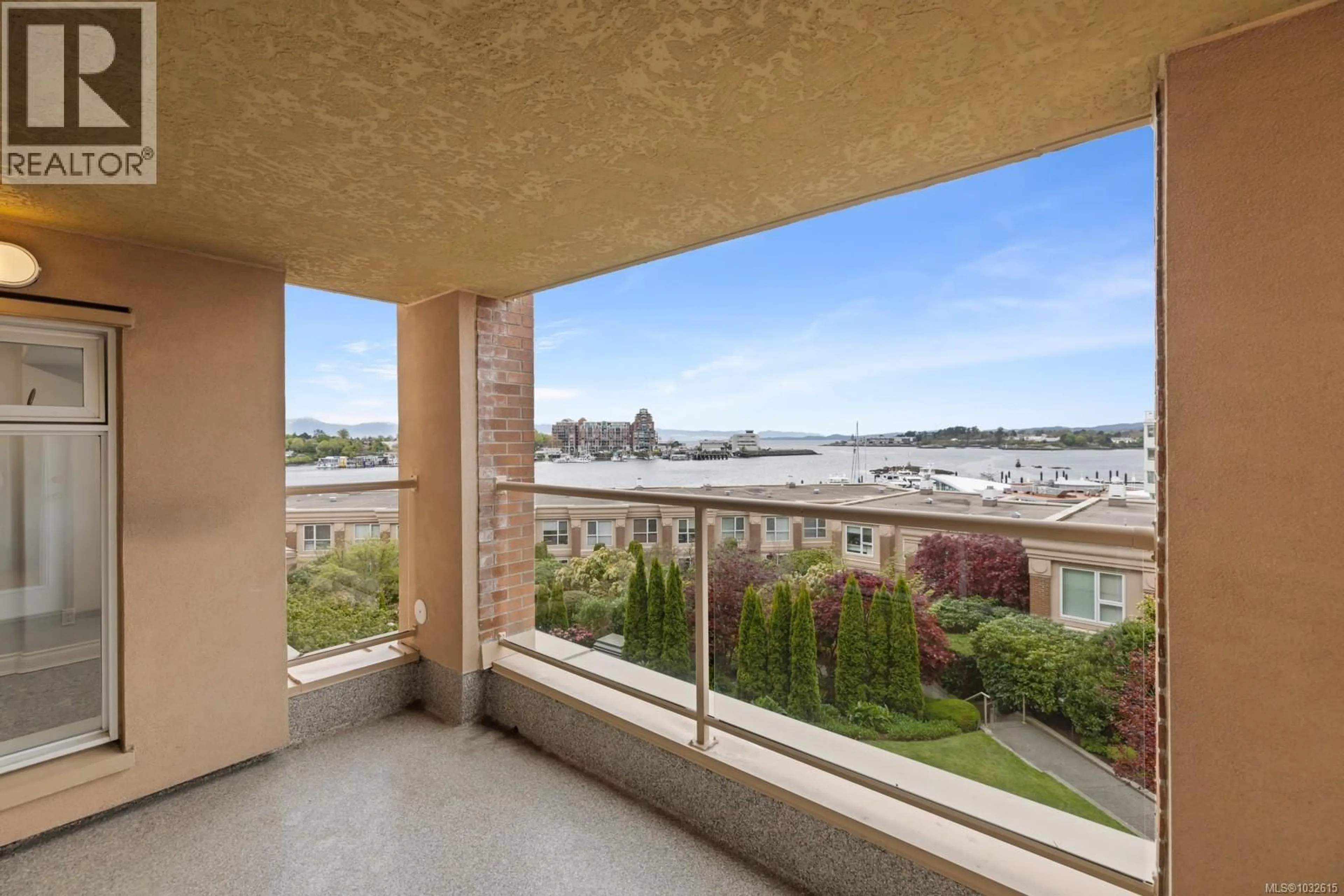 Balcony in the apartment, water/lake/river/ocean view for 306 - 75 SONGHEES ROAD, Victoria British Columbia V9A7M5
