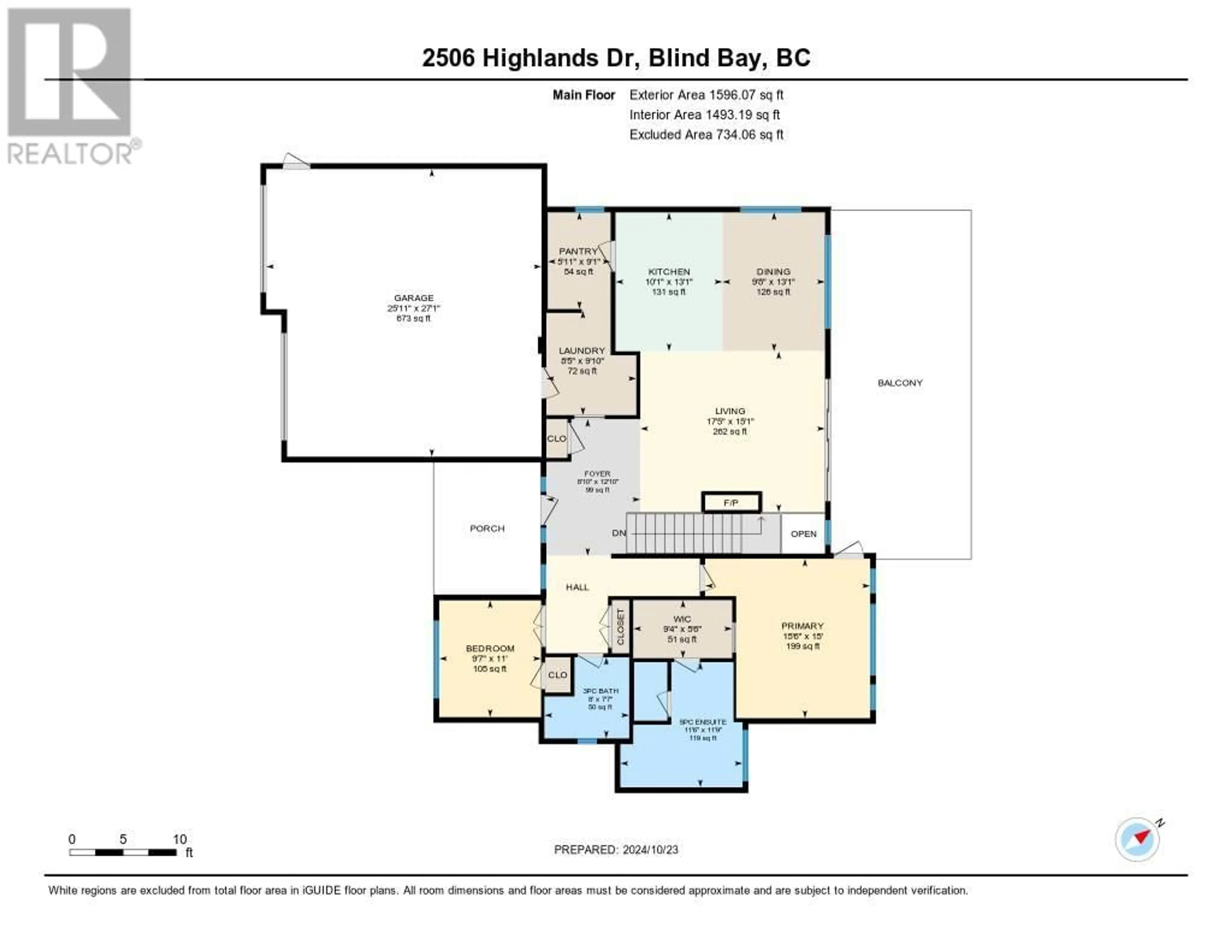 Floor plan for 2506 HIGHLANDS DRIVE, Blind Bay British Columbia V0E1H2