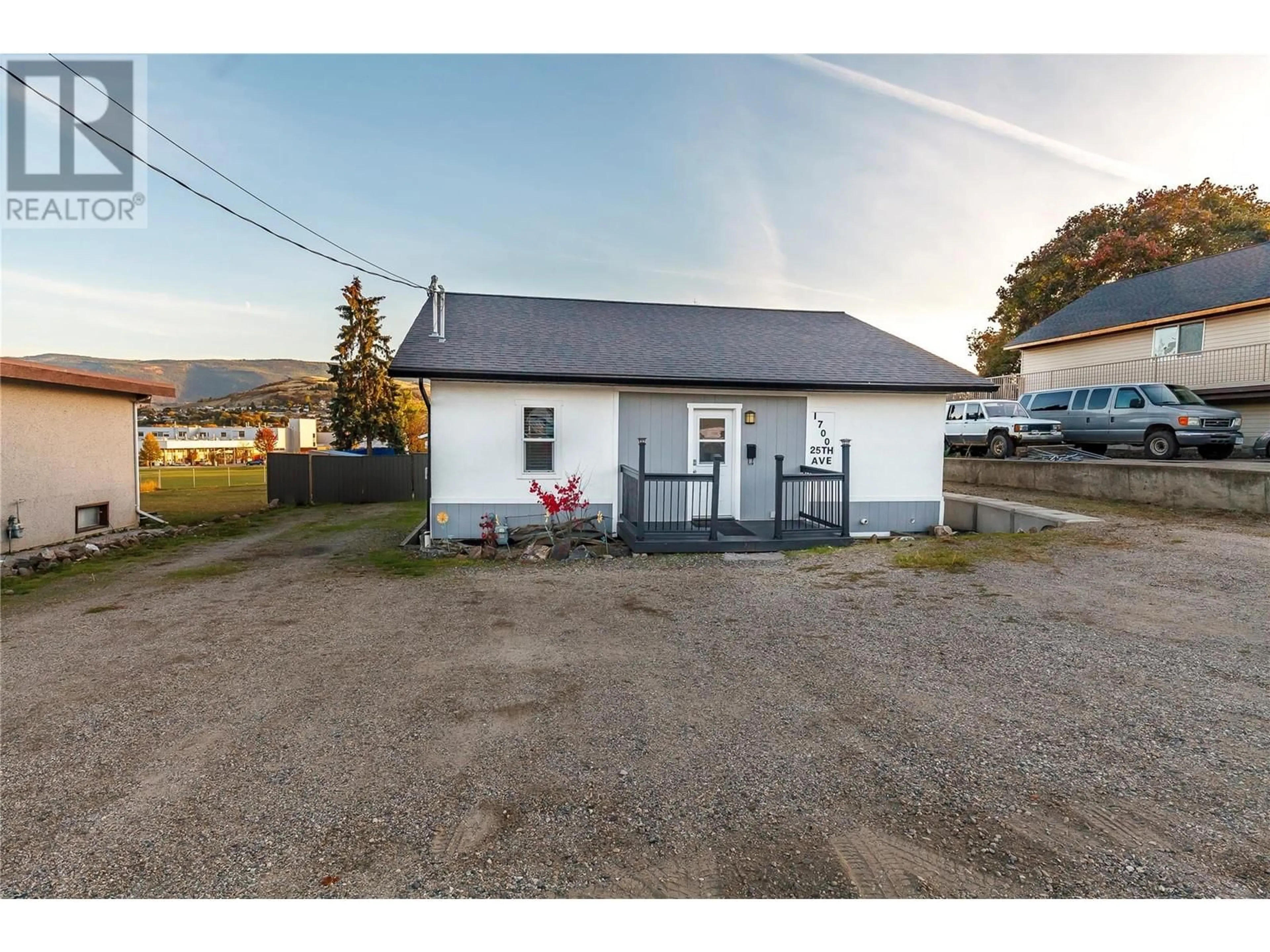 Frontside or backside of a home, the front or back of building for 1700 25 Avenue, Vernon British Columbia V1T1M7