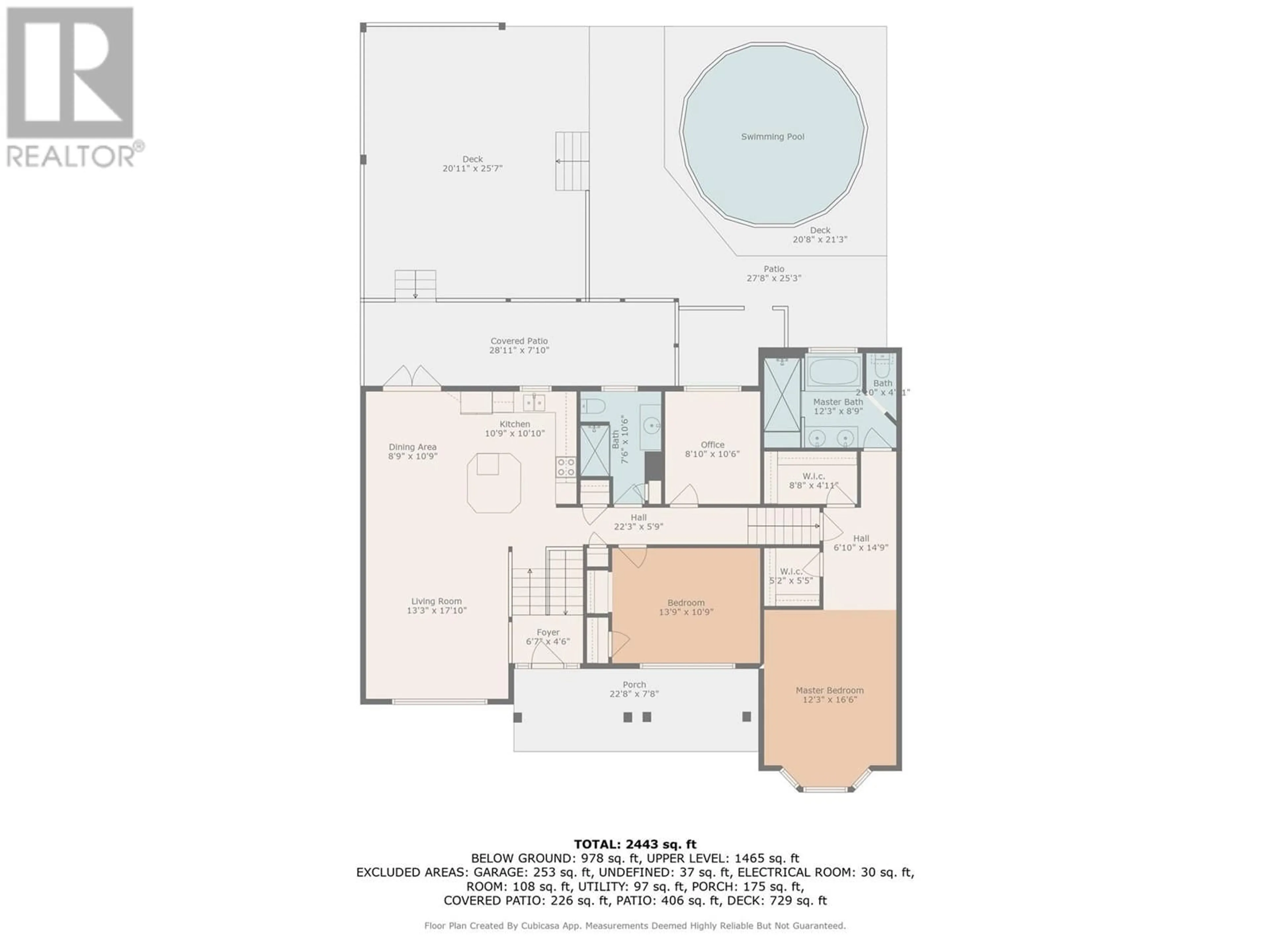 Floor plan for 310 Pearson Road, Kelowna British Columbia V1X2L6