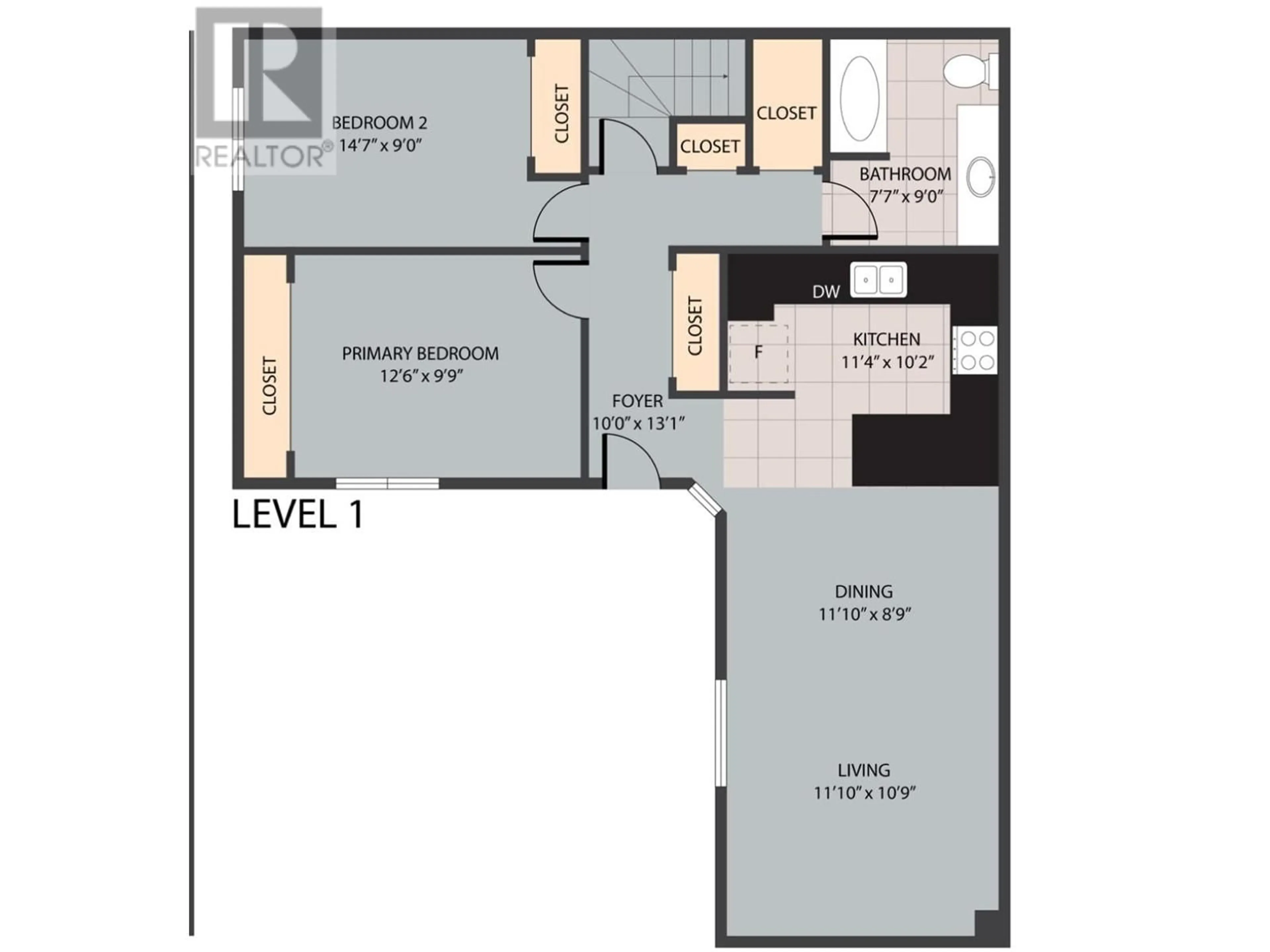 Floor plan for 2100 43 Avenue Unit# 303, Vernon British Columbia V1T8J8