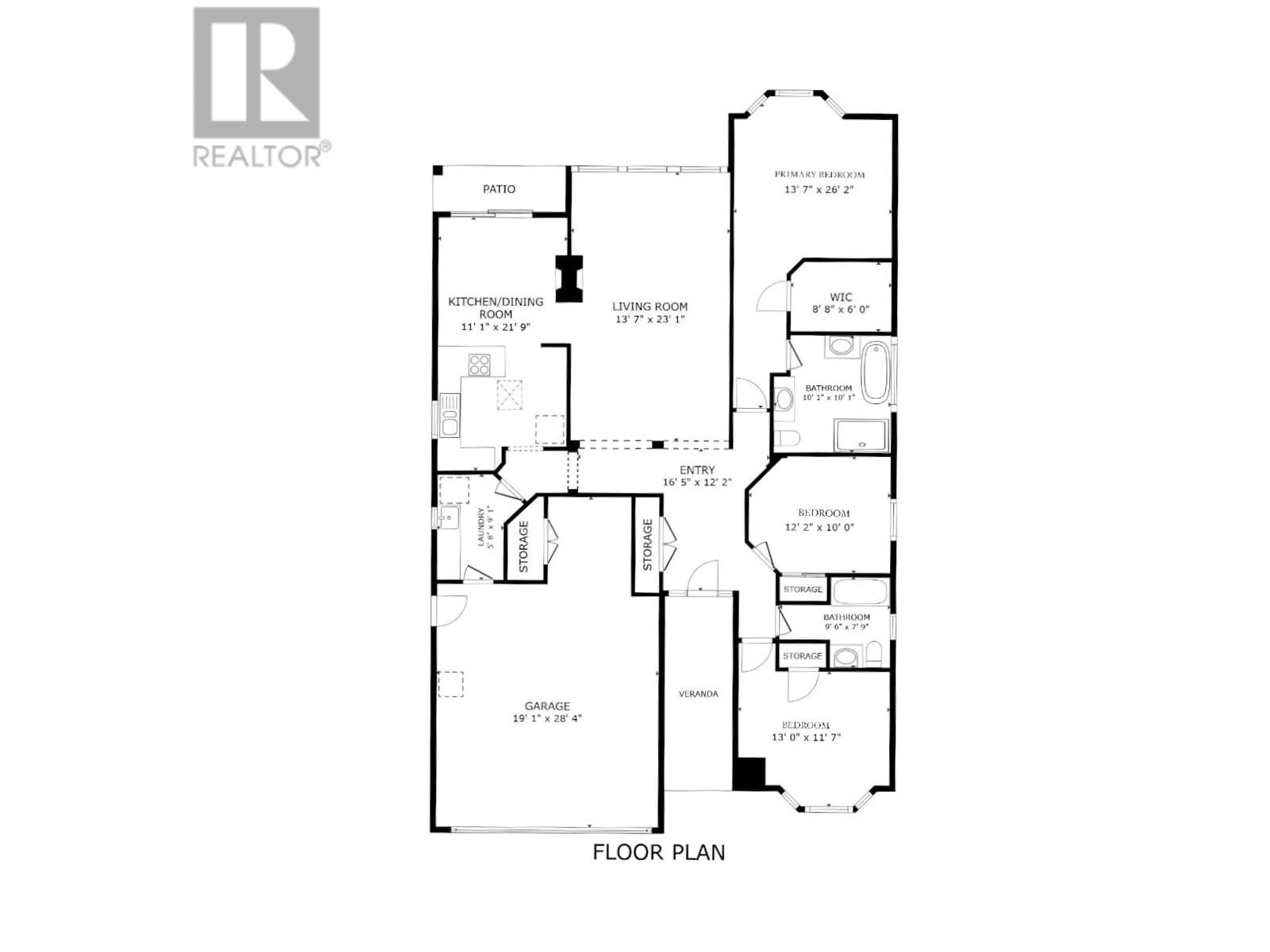 Floor plan for 3924 Gallaghers Parkway, Kelowna British Columbia V1W3Z8