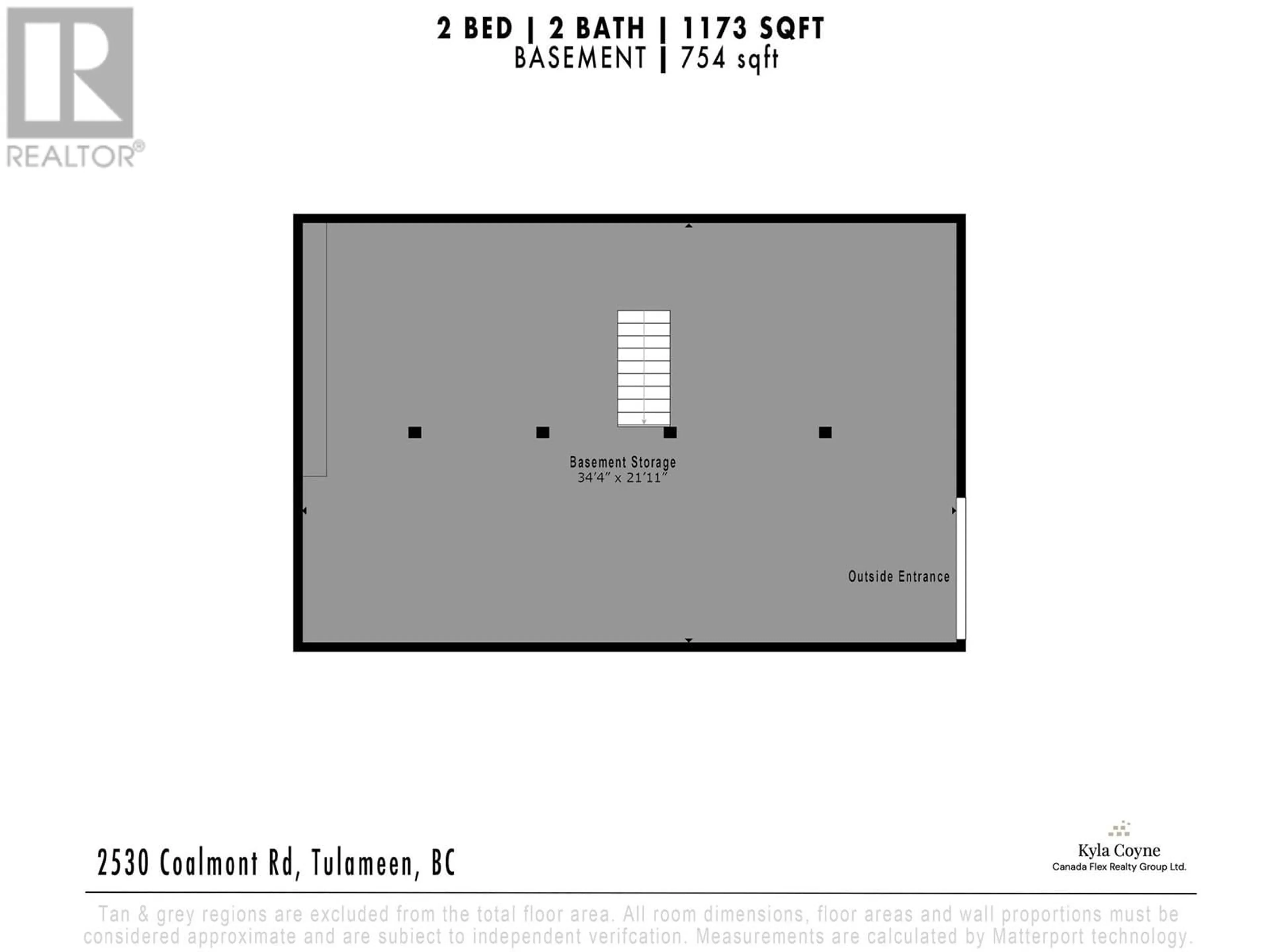 Floor plan for 2530 COALMONT Road, Coalmont-Tulameen British Columbia V0X1W0