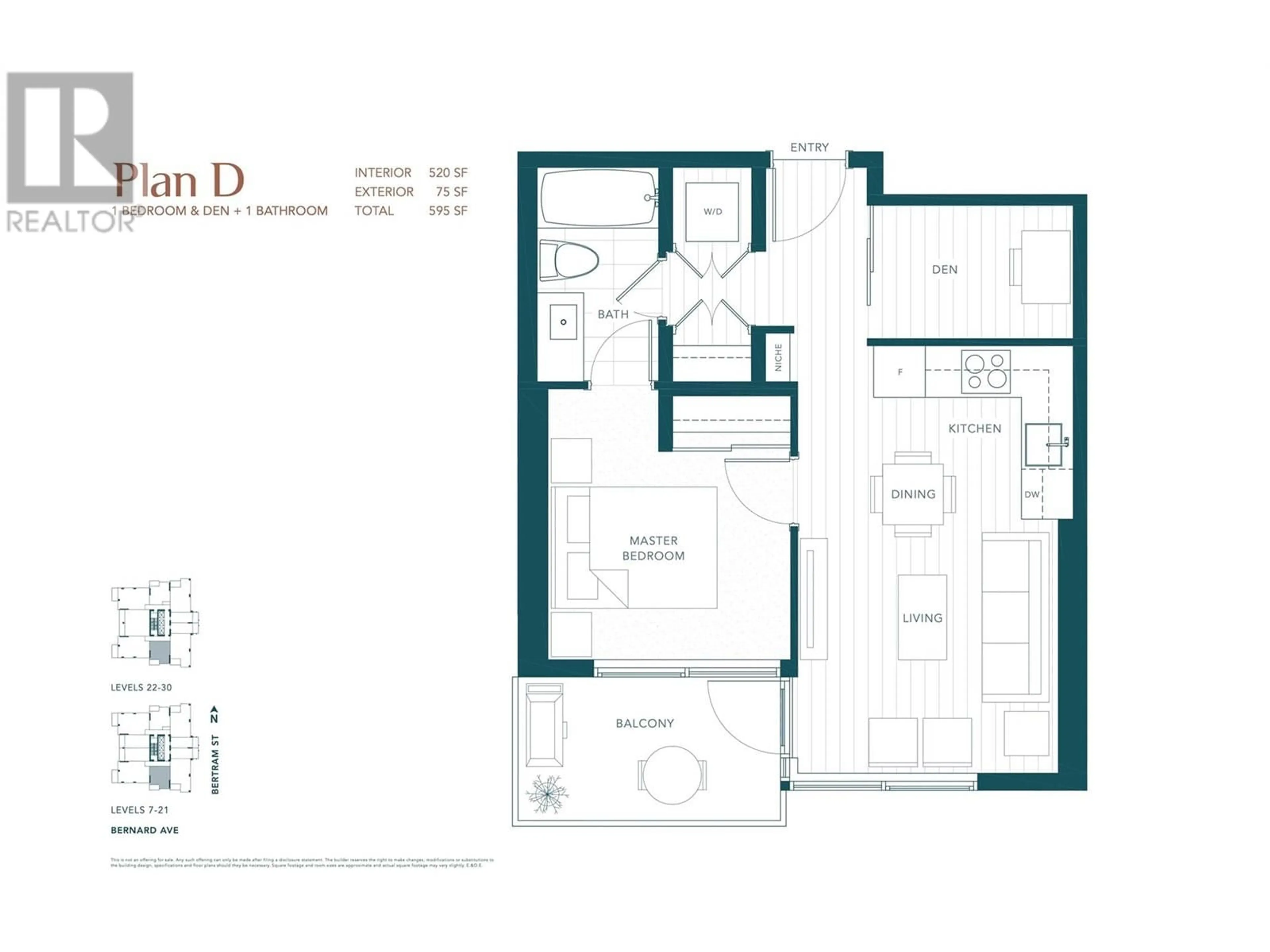 Floor plan for 1488 Bertram Street Unit# 1403, Kelowna British Columbia V1Y6P2