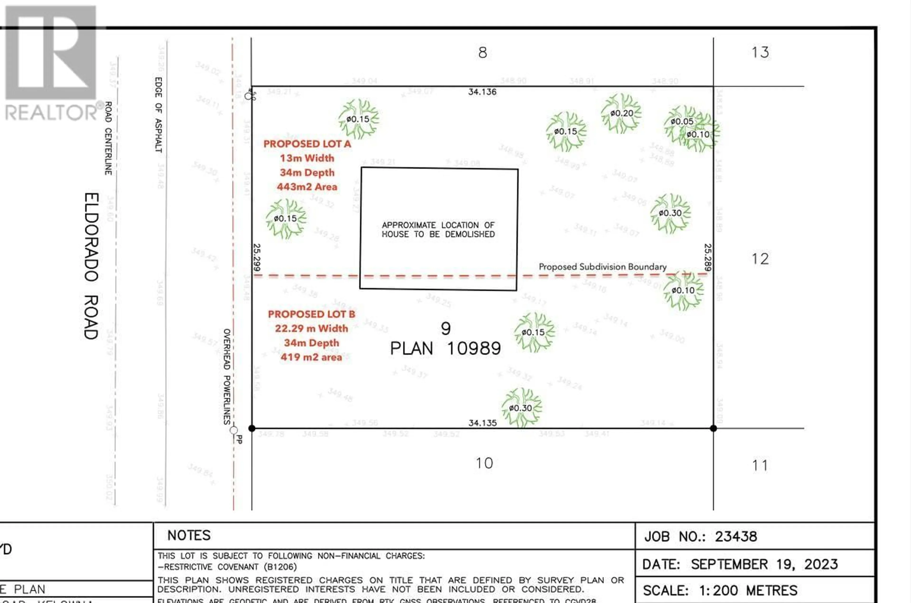 Floor plan for 460 Eldorado Road, Kelowna British Columbia V1W1G8