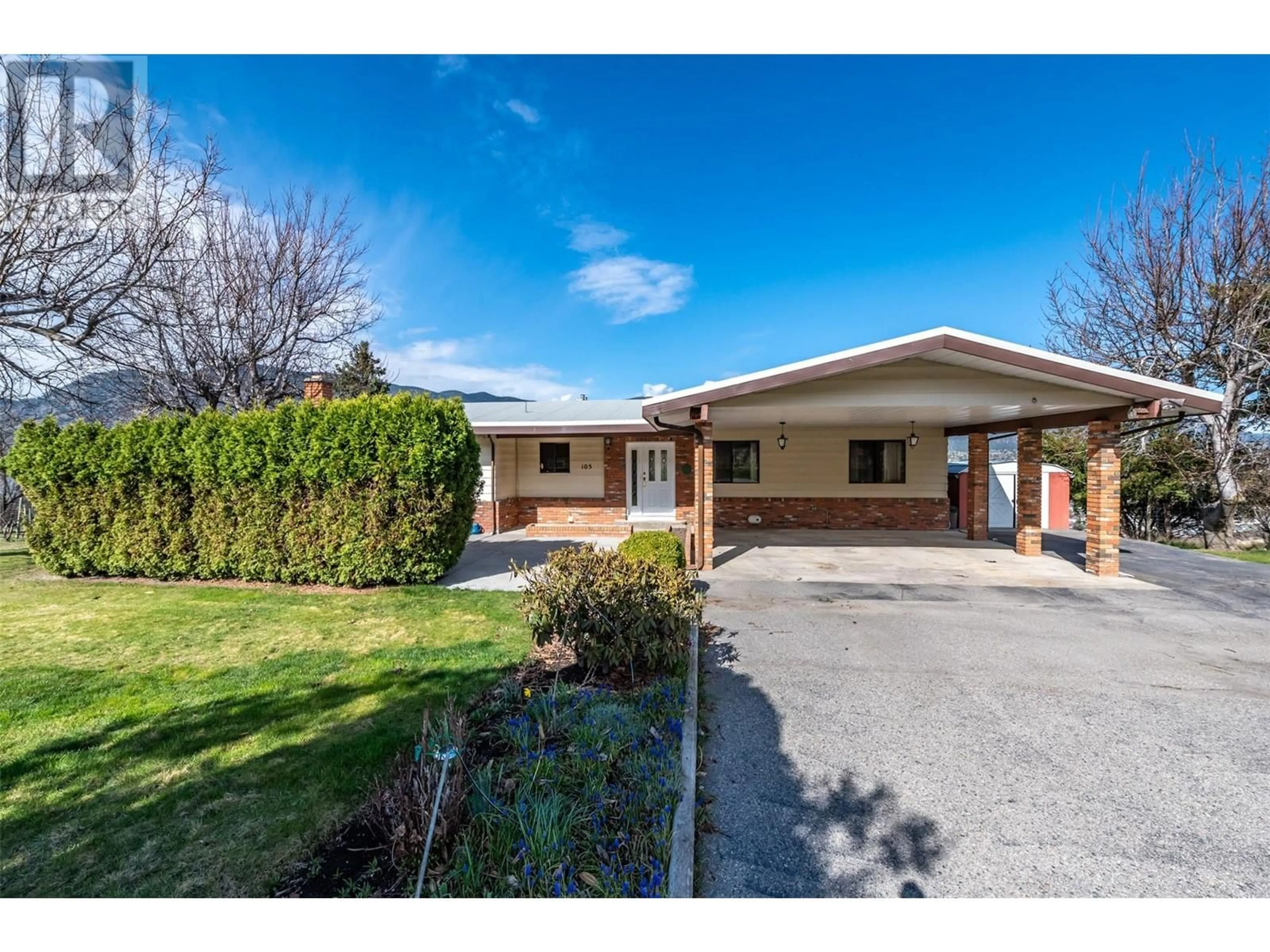 Frontside or backside of a home, cottage for 105 Spruce Road, Penticton British Columbia V2A8V9