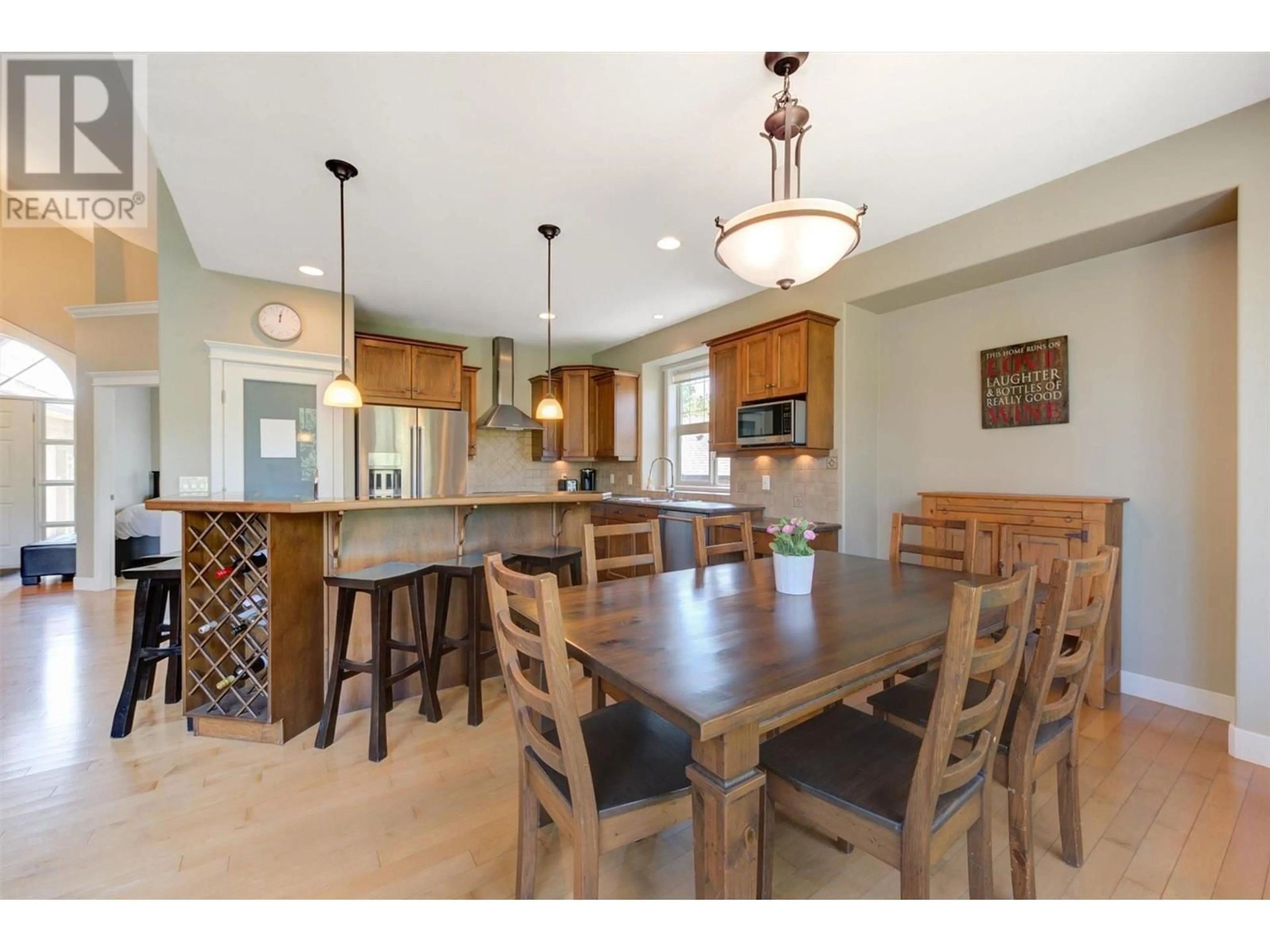 Open concept kitchen for 1173 Peak Point Drive, West Kelowna British Columbia V1Z4A9