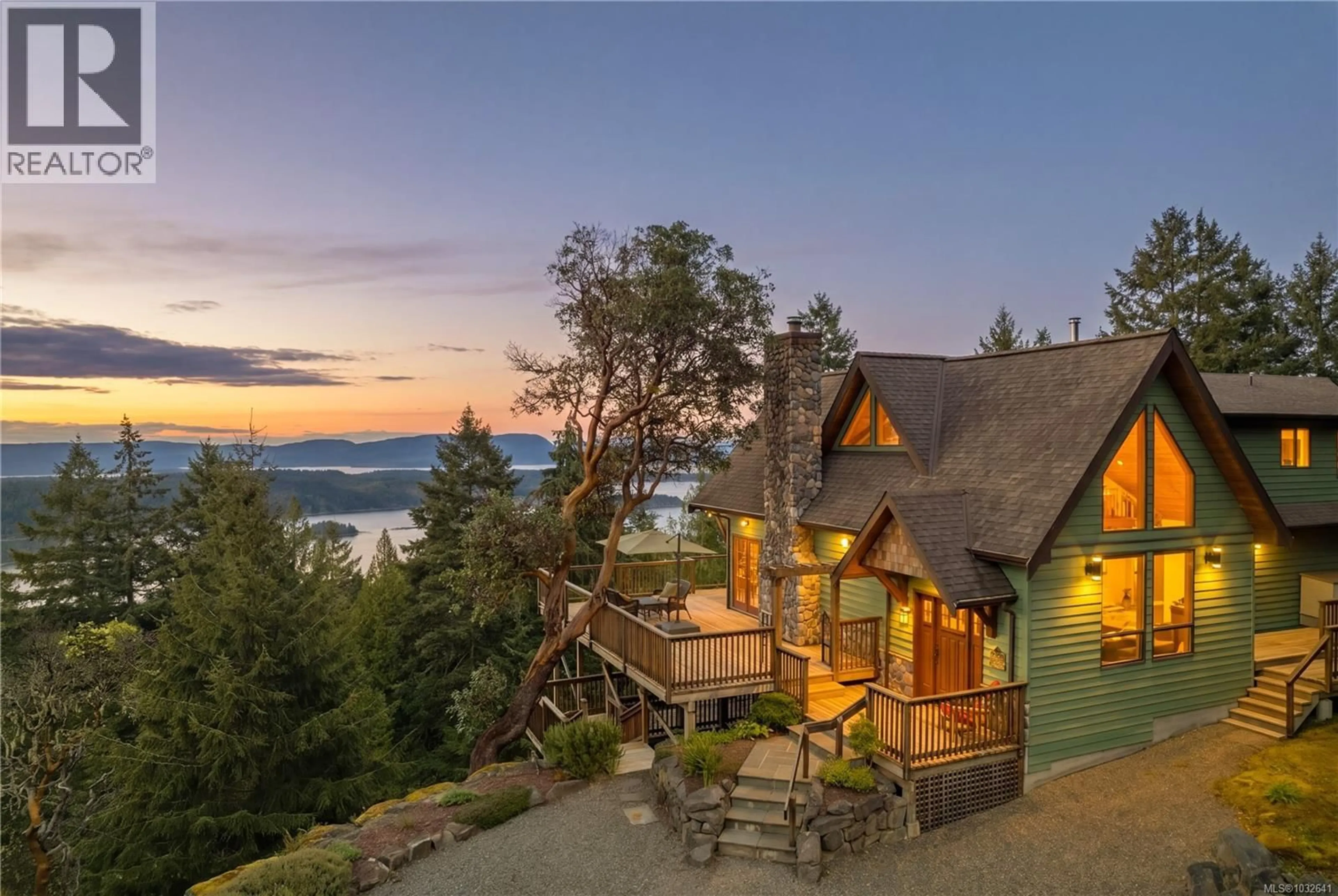 A pic from outside/outdoor area/front of a property/back of a property/a pic from drone, water/lake/river/ocean view for 150 LIBERTY HALL LANE, Salt Spring British Columbia V8K2H1