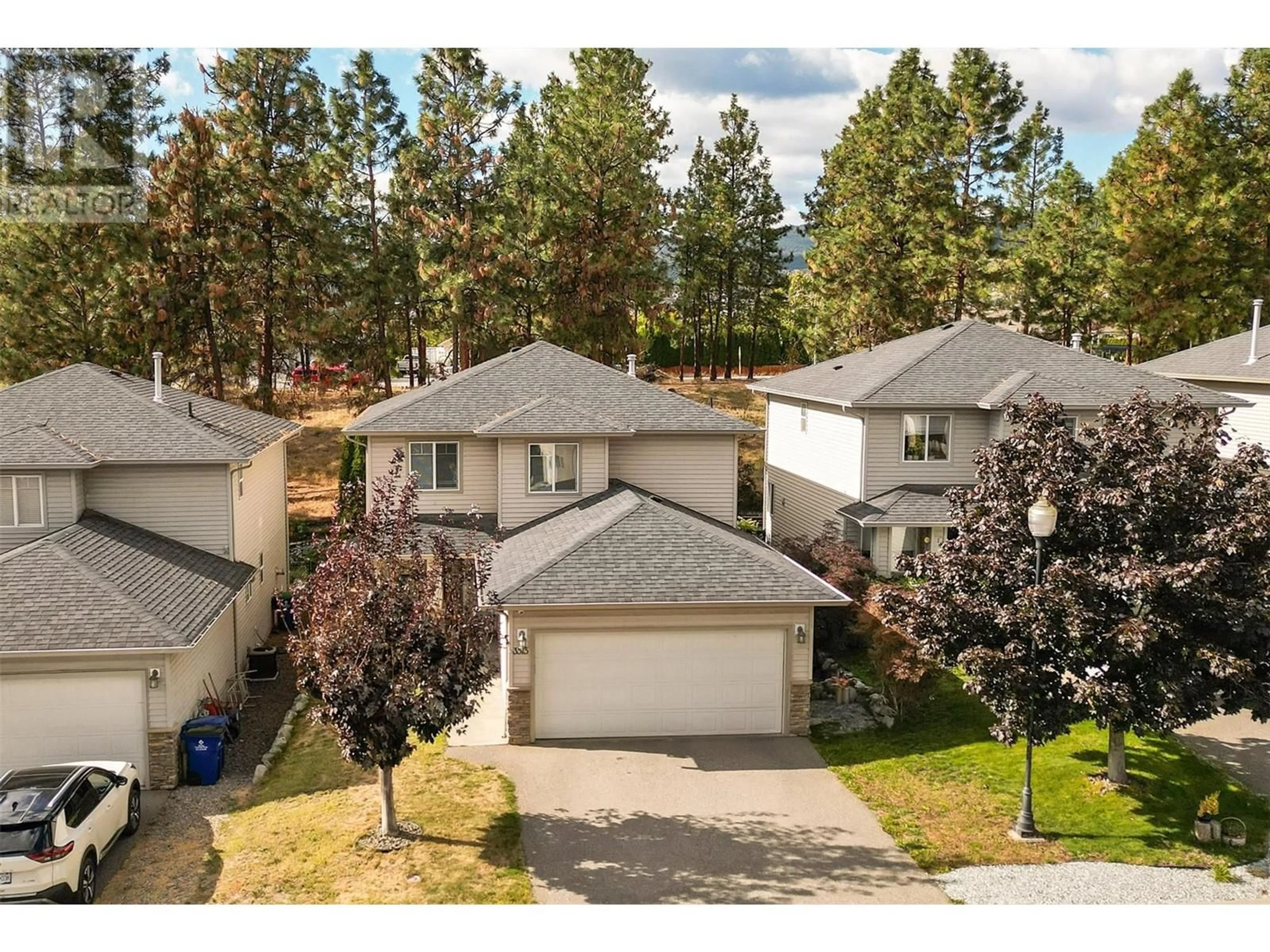 Frontside or backside of a home, the street view for 3515 Creekview Crescent, Westbank British Columbia V4T3C5