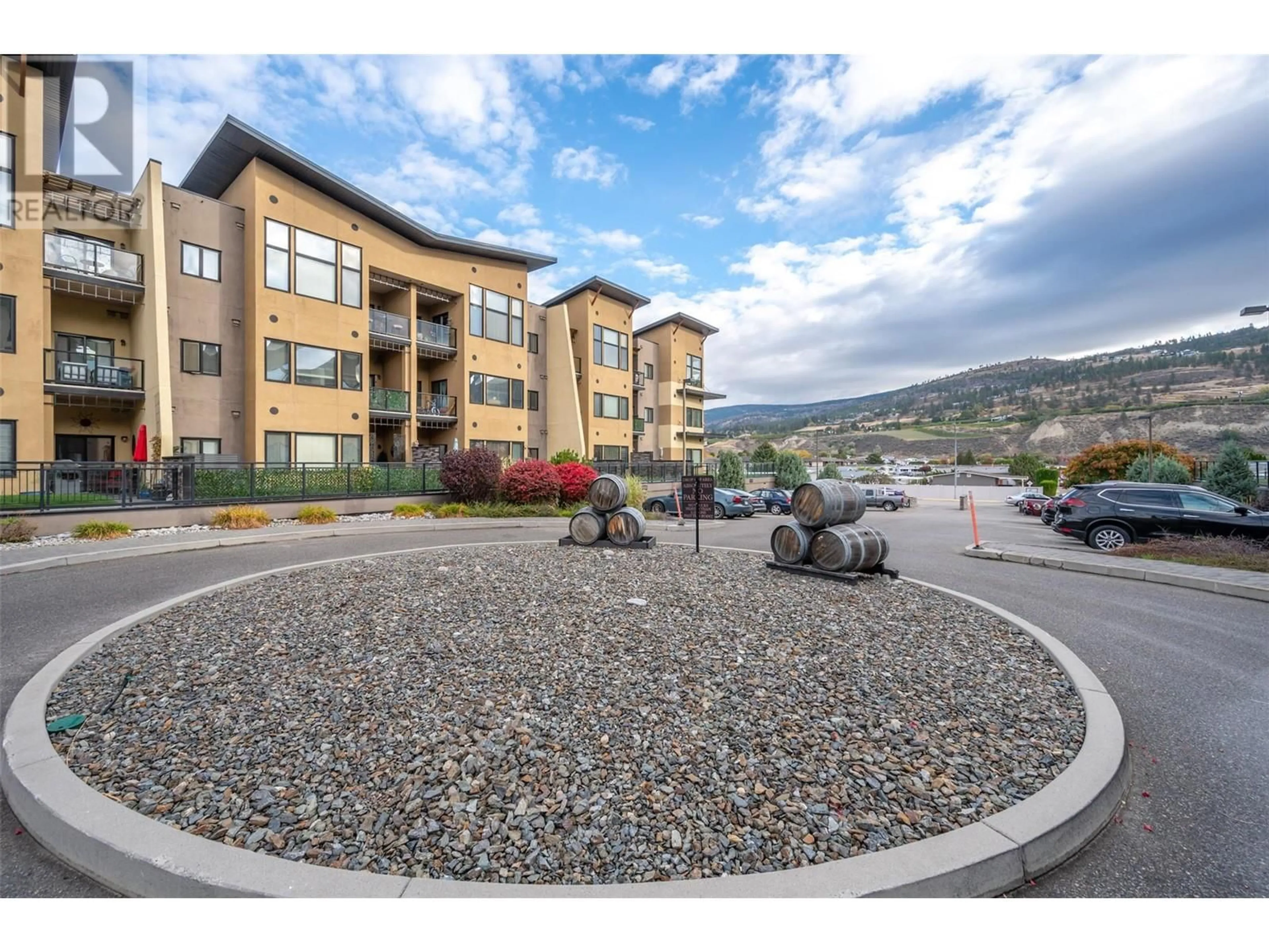 A pic from exterior of the house or condo, the front or back of building for 3311 Wilson Street Unit# 410, Penticton British Columbia V2A8J3