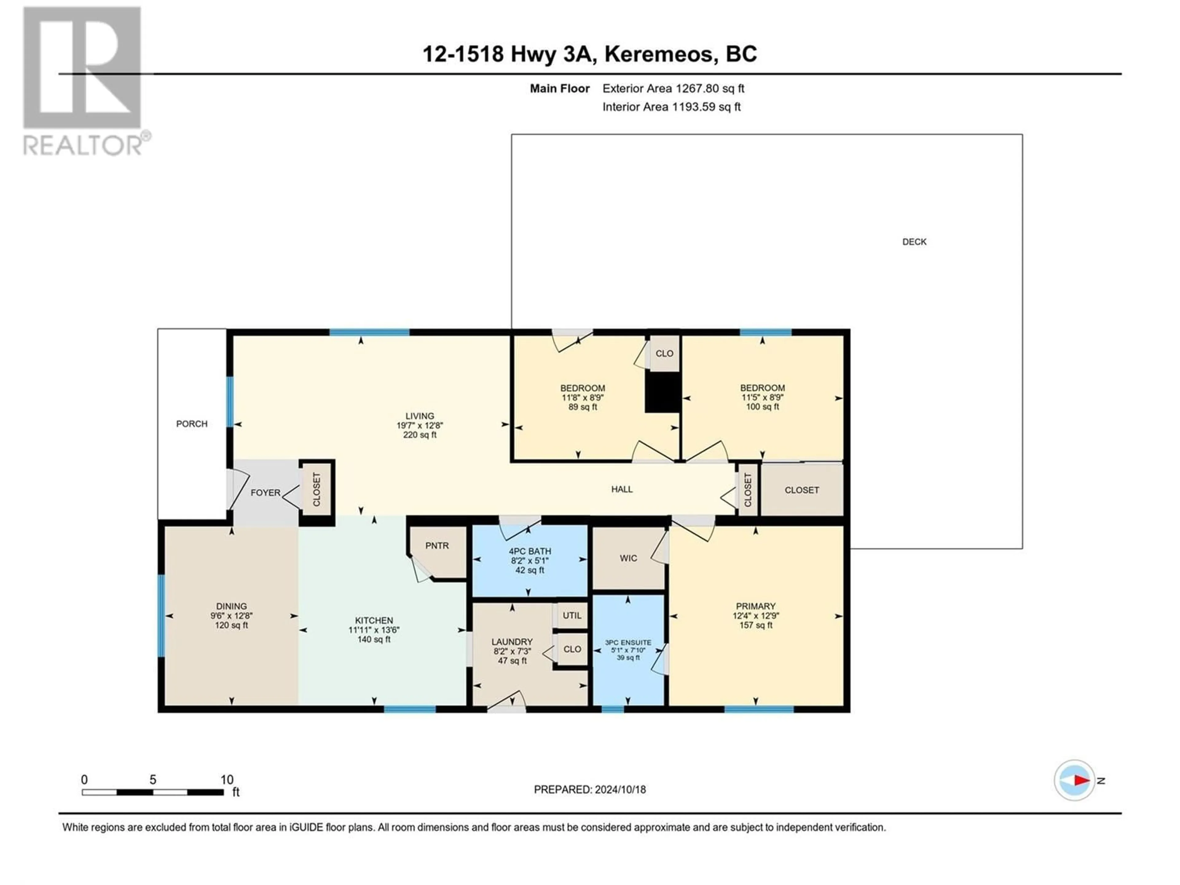 Floor plan for 1518 Highway 3A Unit# 12, Keremeos British Columbia V0X1N6