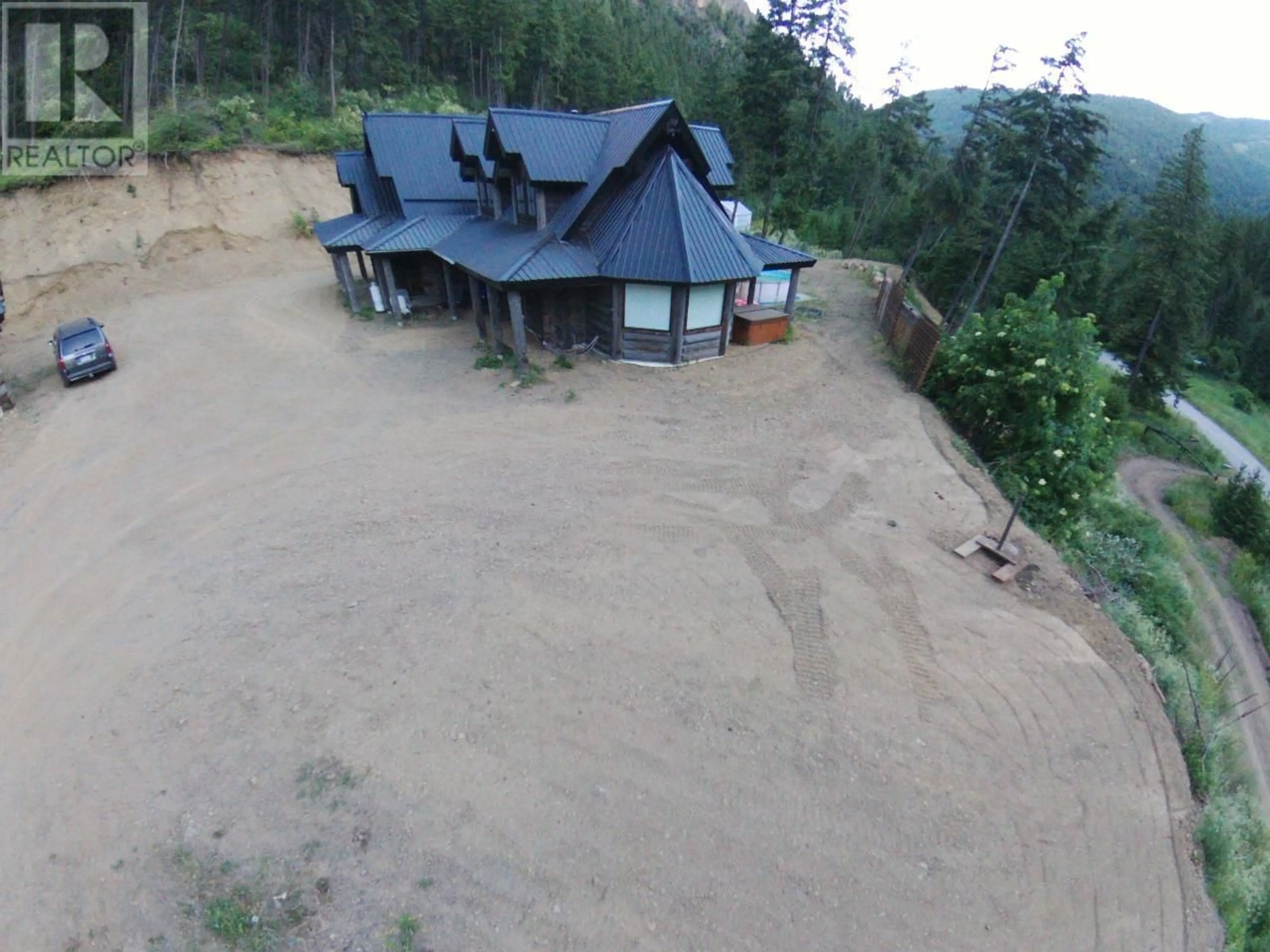 A pic from outside/outdoor area/front of a property/back of a property/a pic from drone, building for 2513 GREEN MOUNTAIN ROAD, Penticton British Columbia V2A0E6