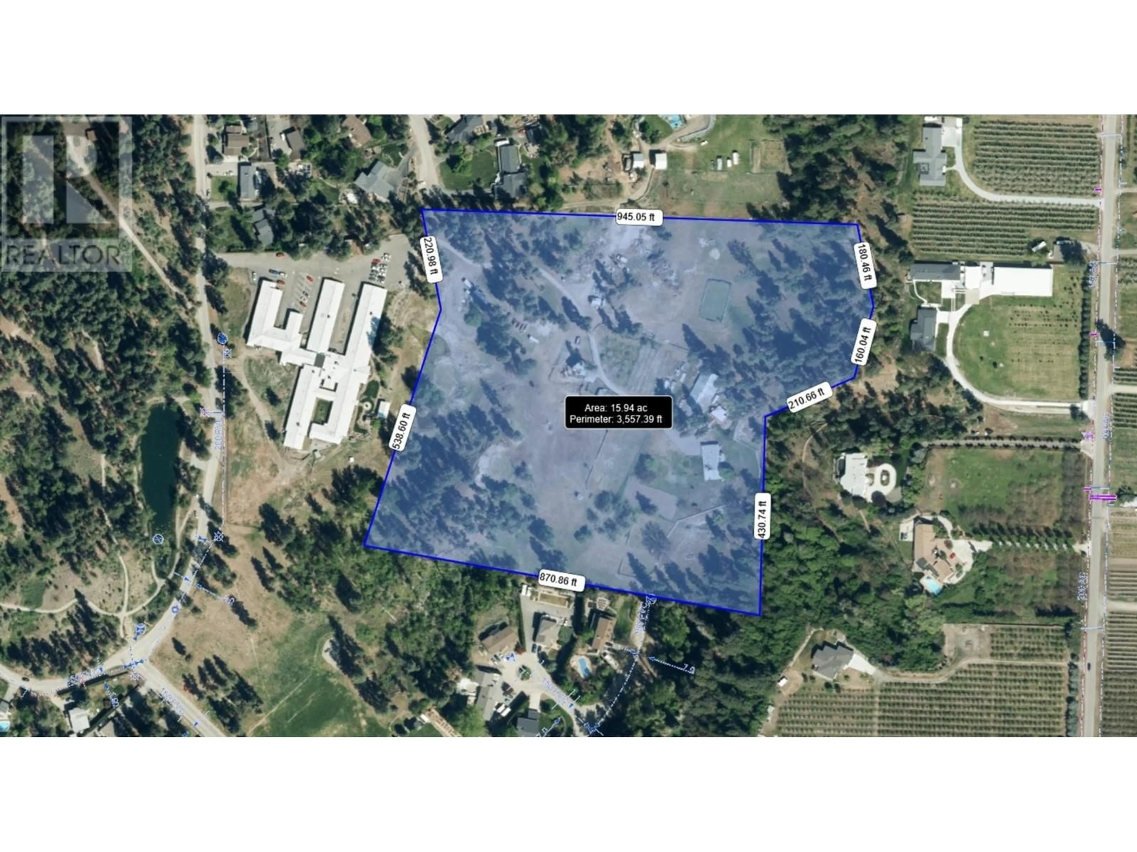 A pic from outside/outdoor area/front of a property/back of a property/a pic from drone, unknown for 2718 O'REILLY ROAD, Kelowna British Columbia V1W2R5