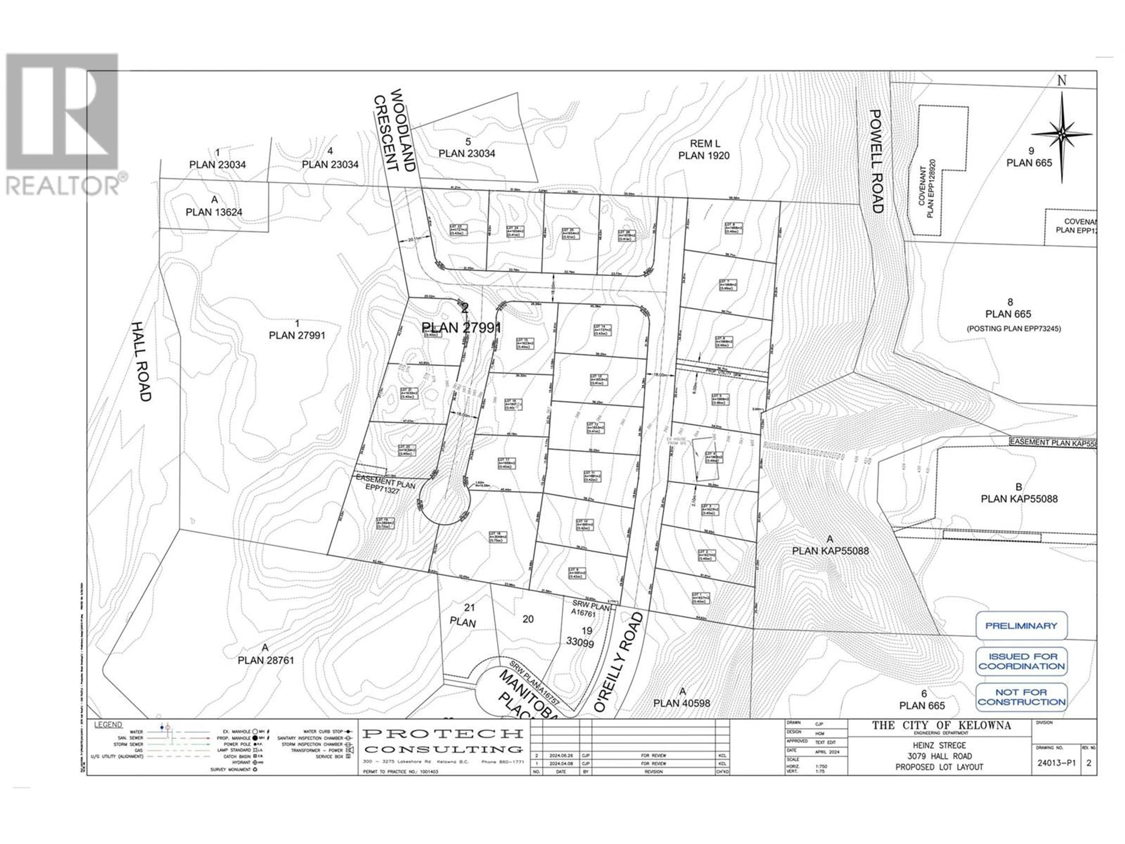 Picture of a map for 2718 O'Reilly Road, Kelowna British Columbia V1W2R5