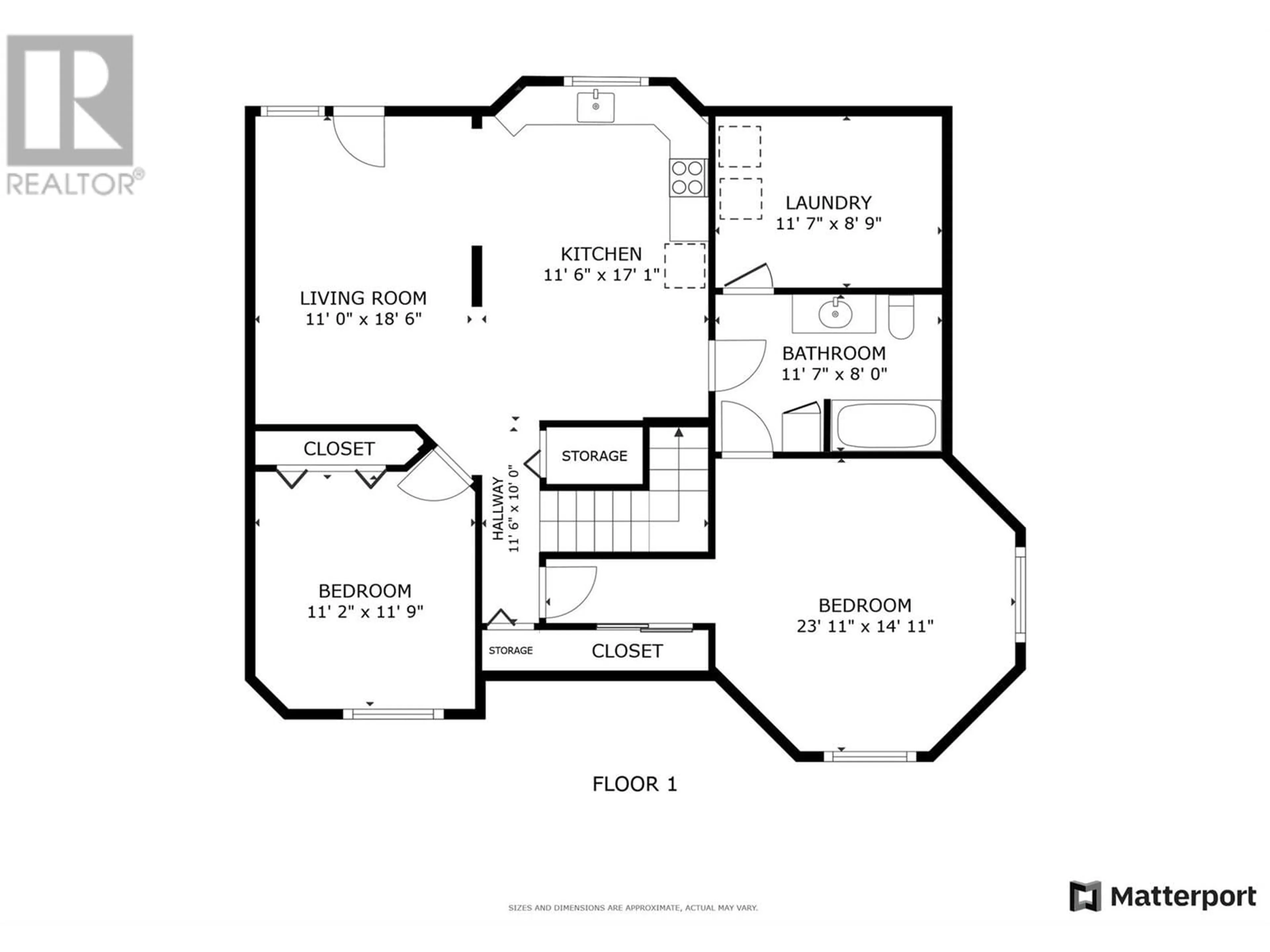 Floor plan for 885 Paret Road, Kelowna British Columbia V1W4P2