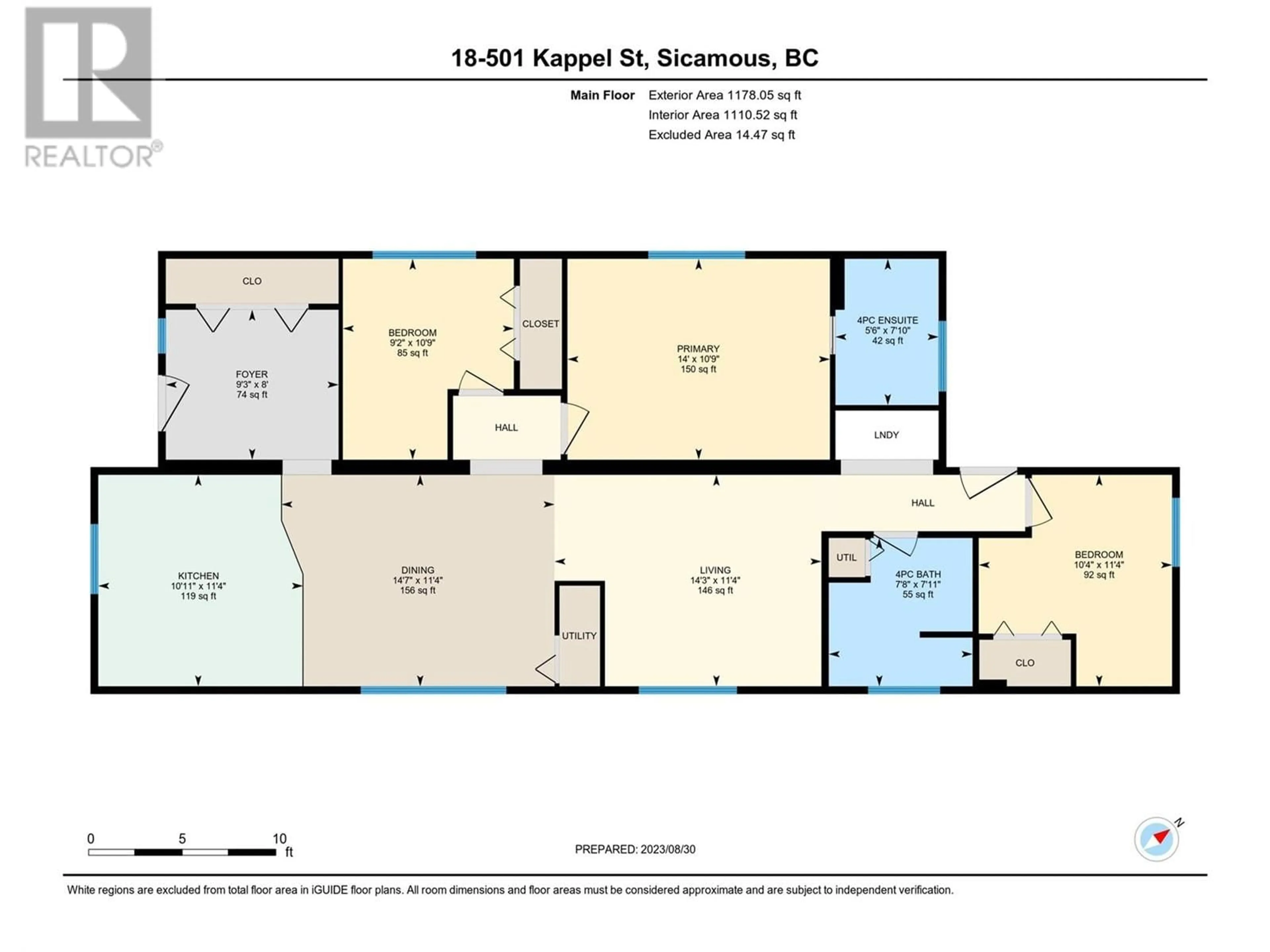 Floor plan for 18 - 501 KAPPEL STREET, Sicamous British Columbia V0E2V1
