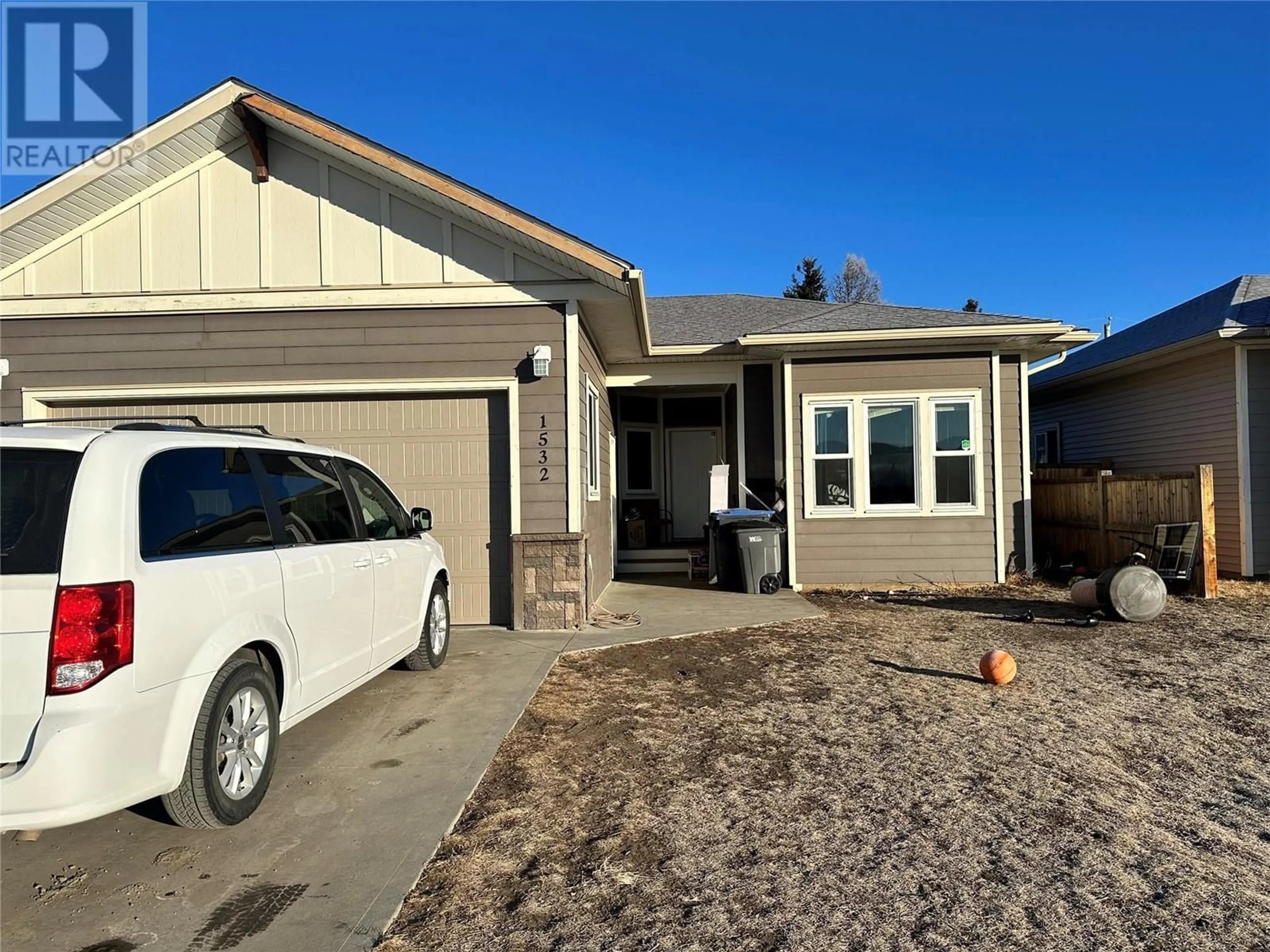 Frontside or backside of a home, the street view for 1532 117 Avenue, Dawson Creek British Columbia V1G0E7