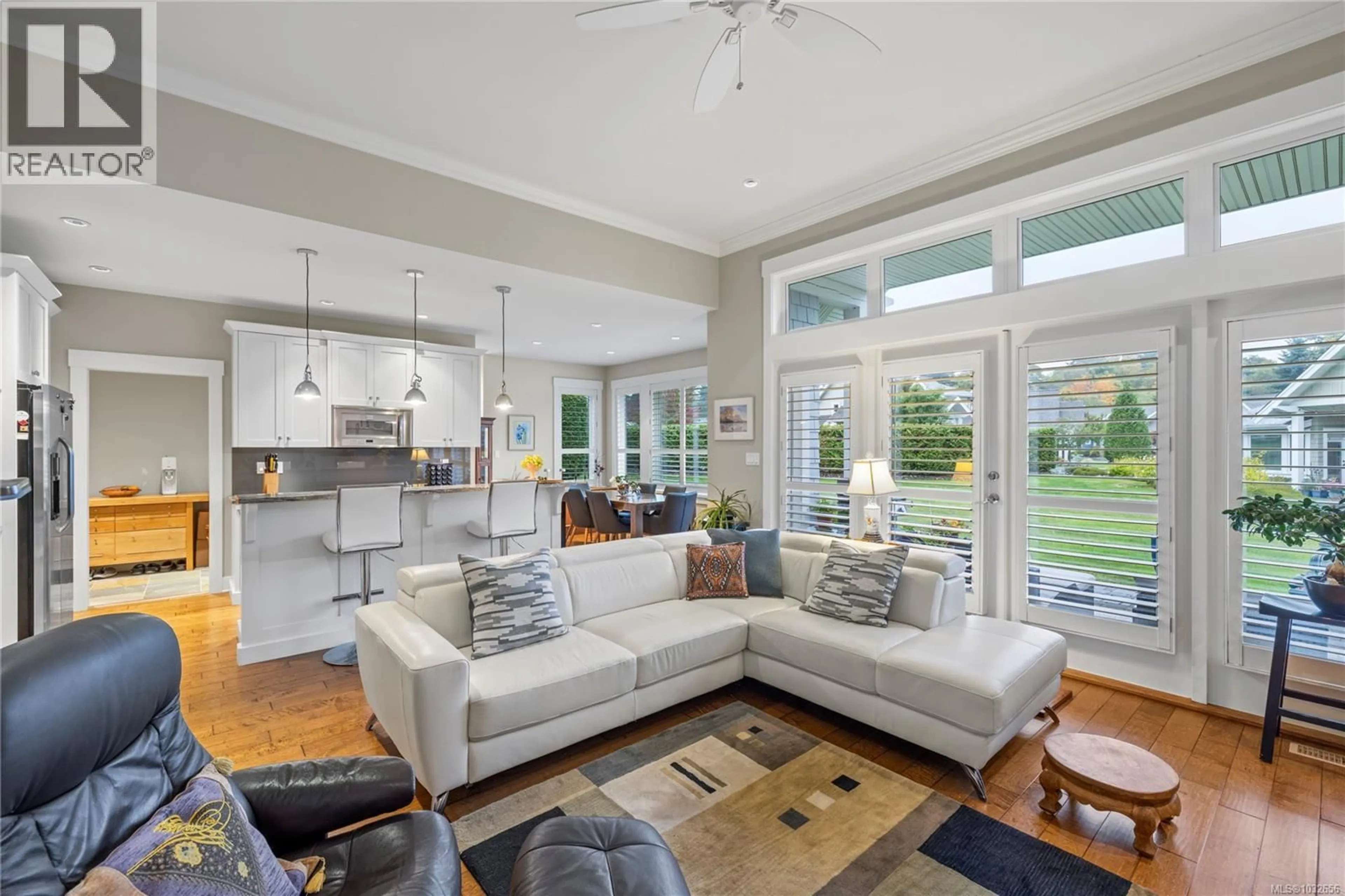 Open concept kitchen, ceramic/tile floor for 42 - 5251 ISLAND HIGHWAY WEST, Qualicum Beach British Columbia V9K2C1