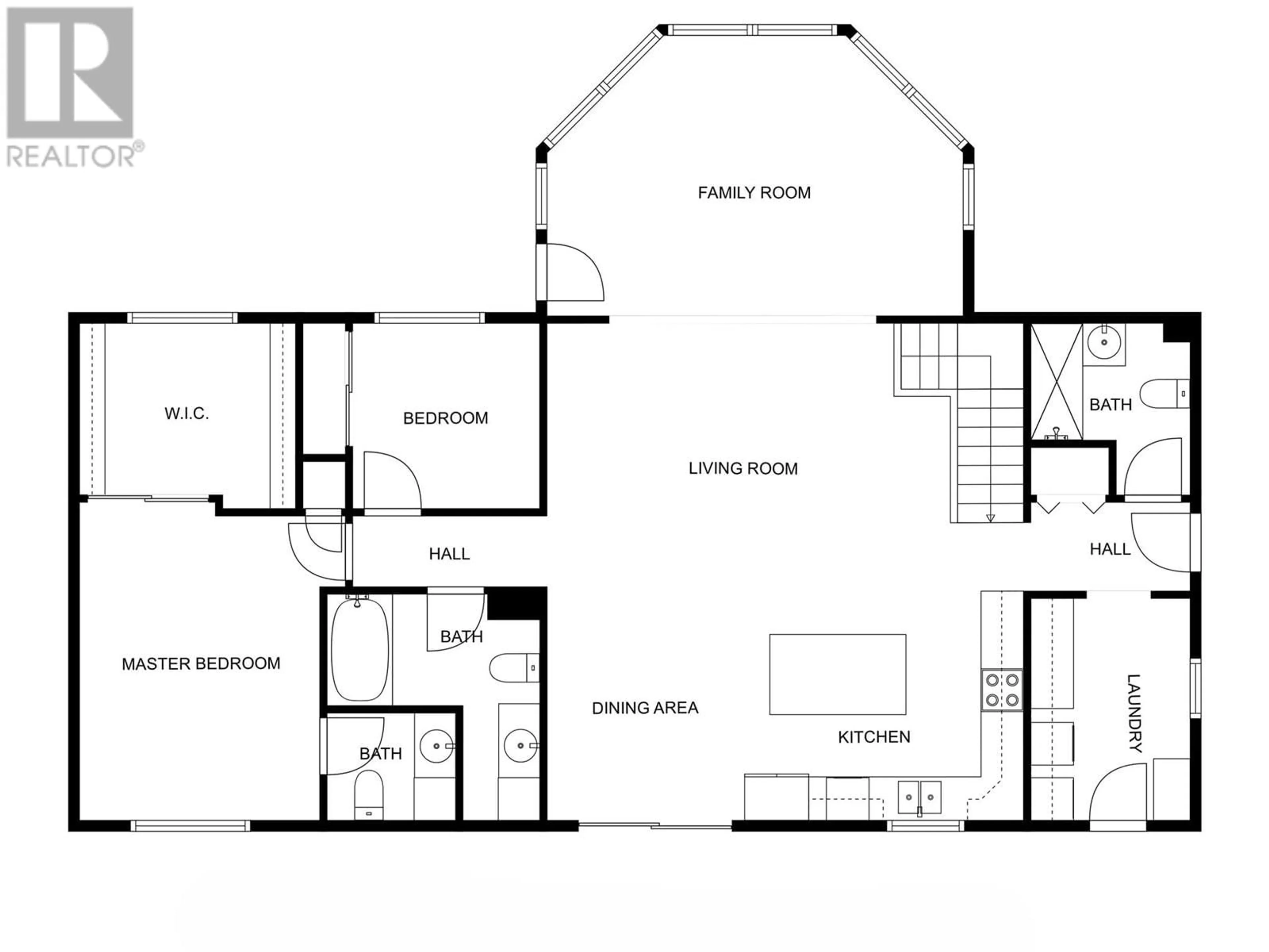 Floor plan for 3225 HWY 3, Rock Creek British Columbia V0H1Y0