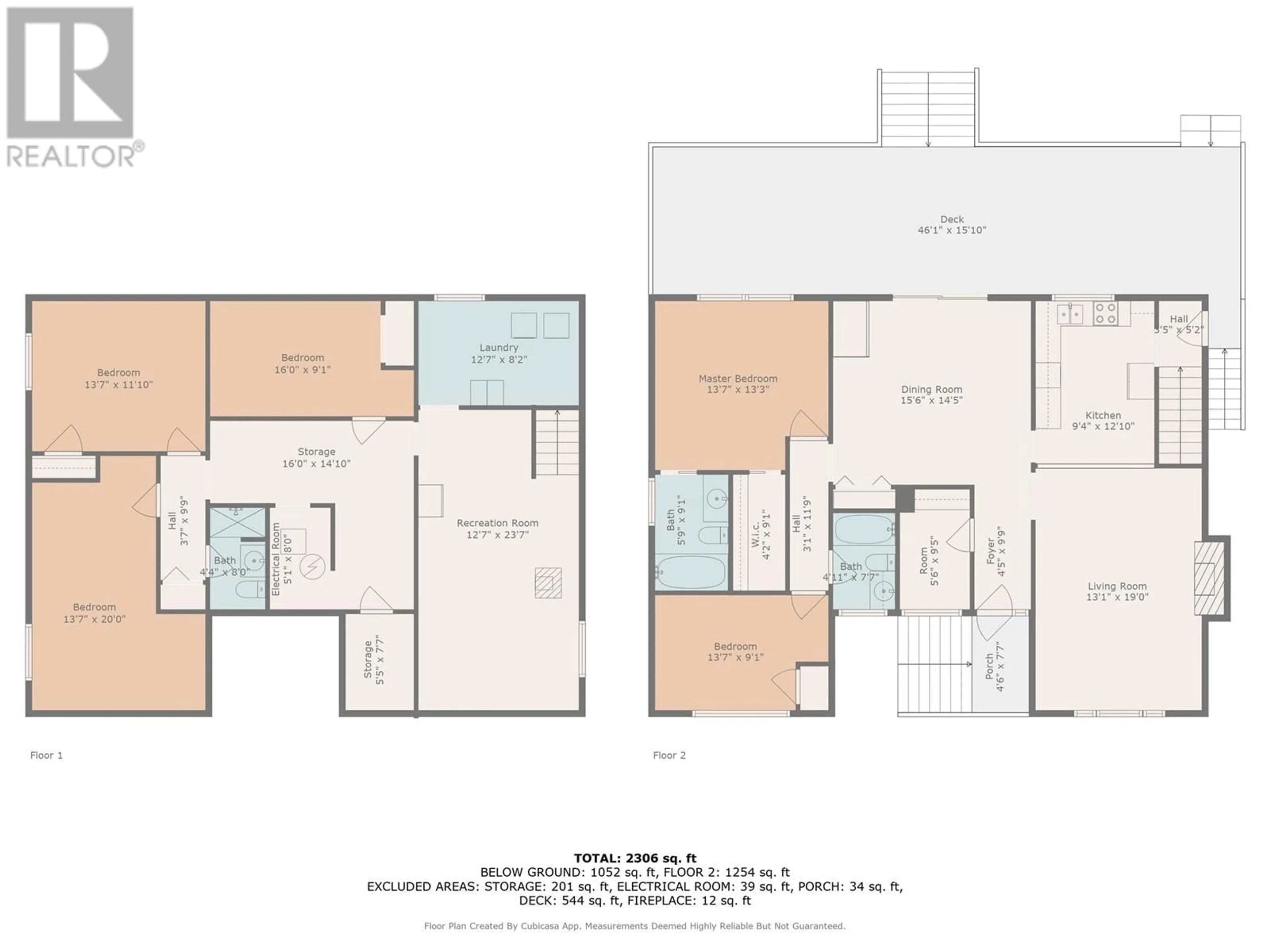 Floor plan for 605 Dell Road, Kelowna British Columbia V1X3P7