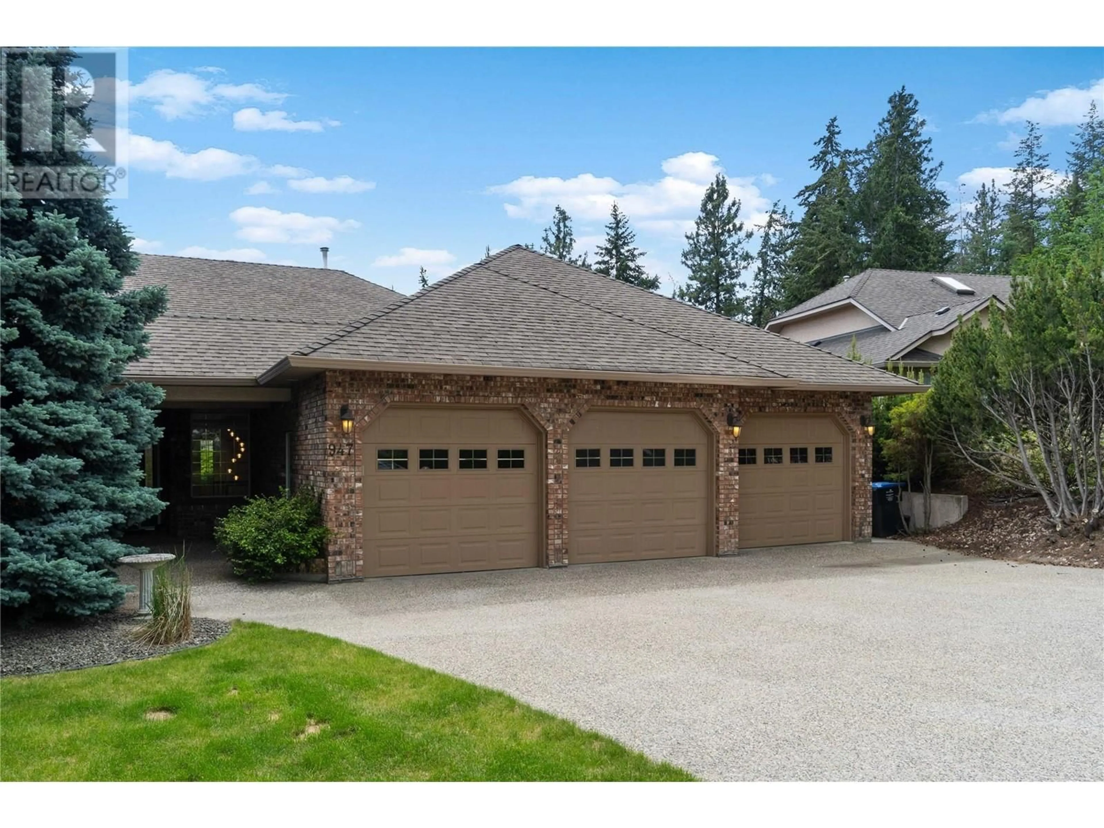 Frontside or backside of a home, cottage for 947 Purcell Court, Kelowna British Columbia V1V1N7