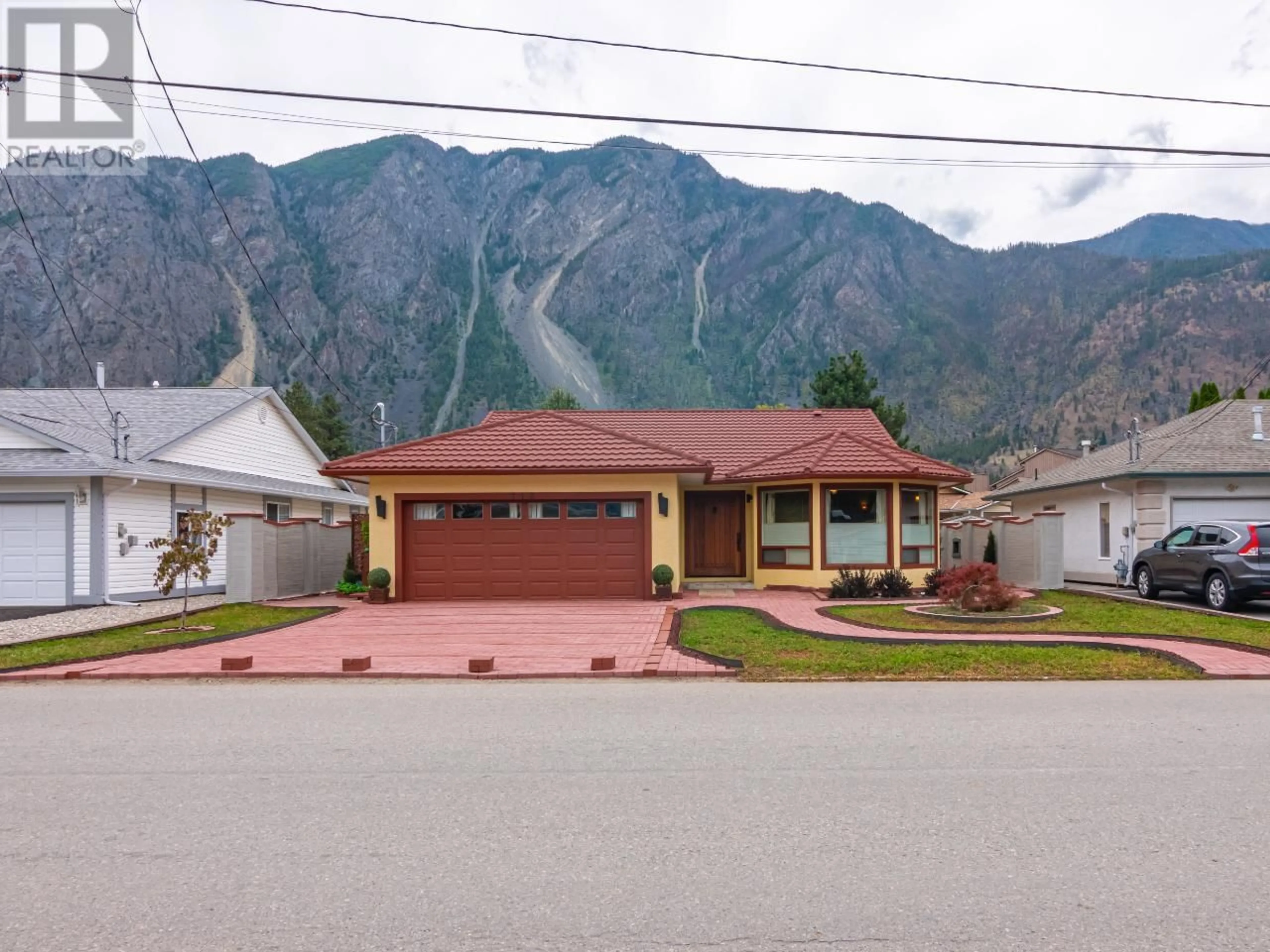 Frontside or backside of a home, the view of mountain for 713 12th Avenue, Keremeos British Columbia V0X1N3