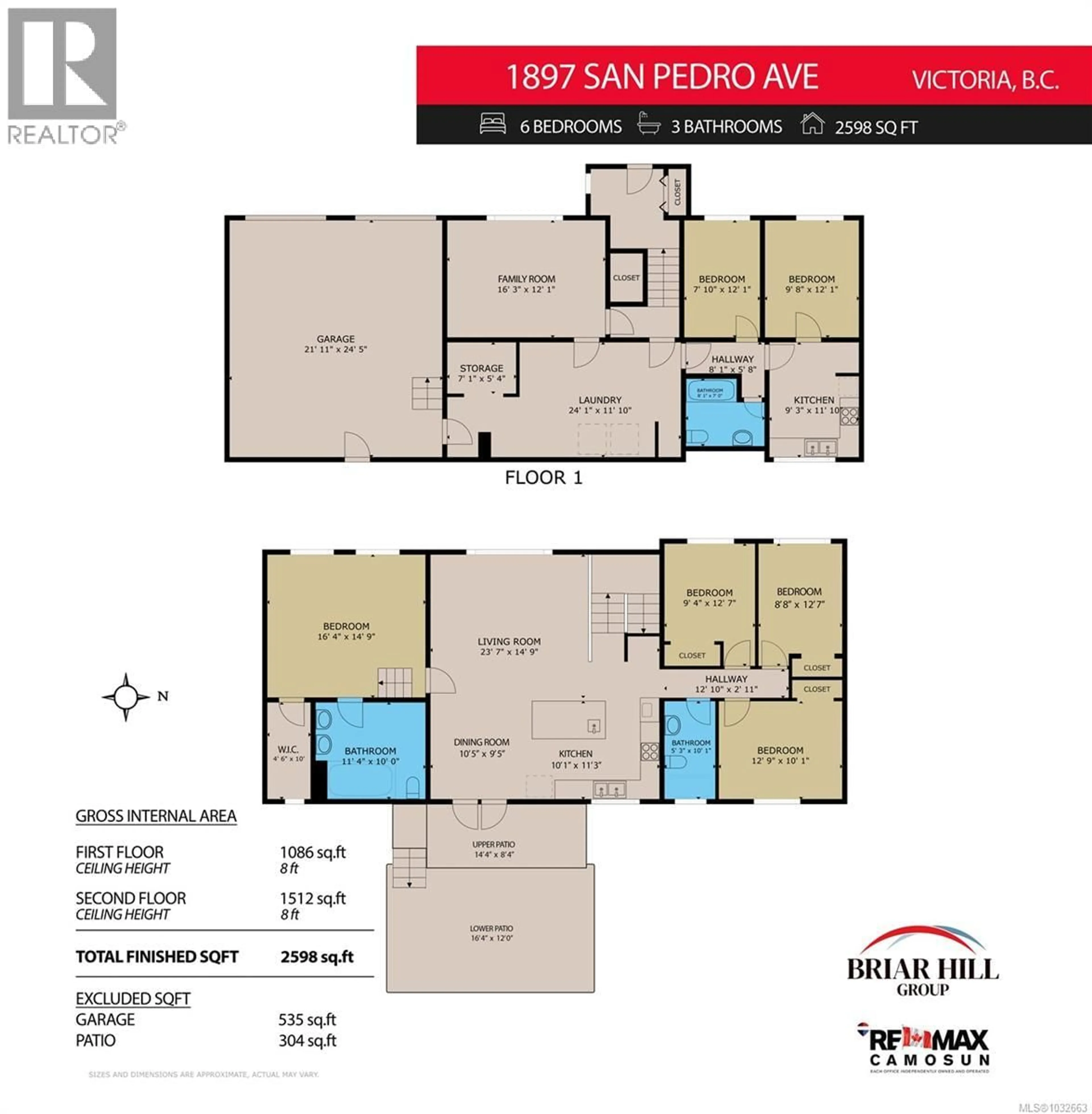 Floor plan for 1897 SAN PEDRO AVENUE, Saanich British Columbia V8N2G7