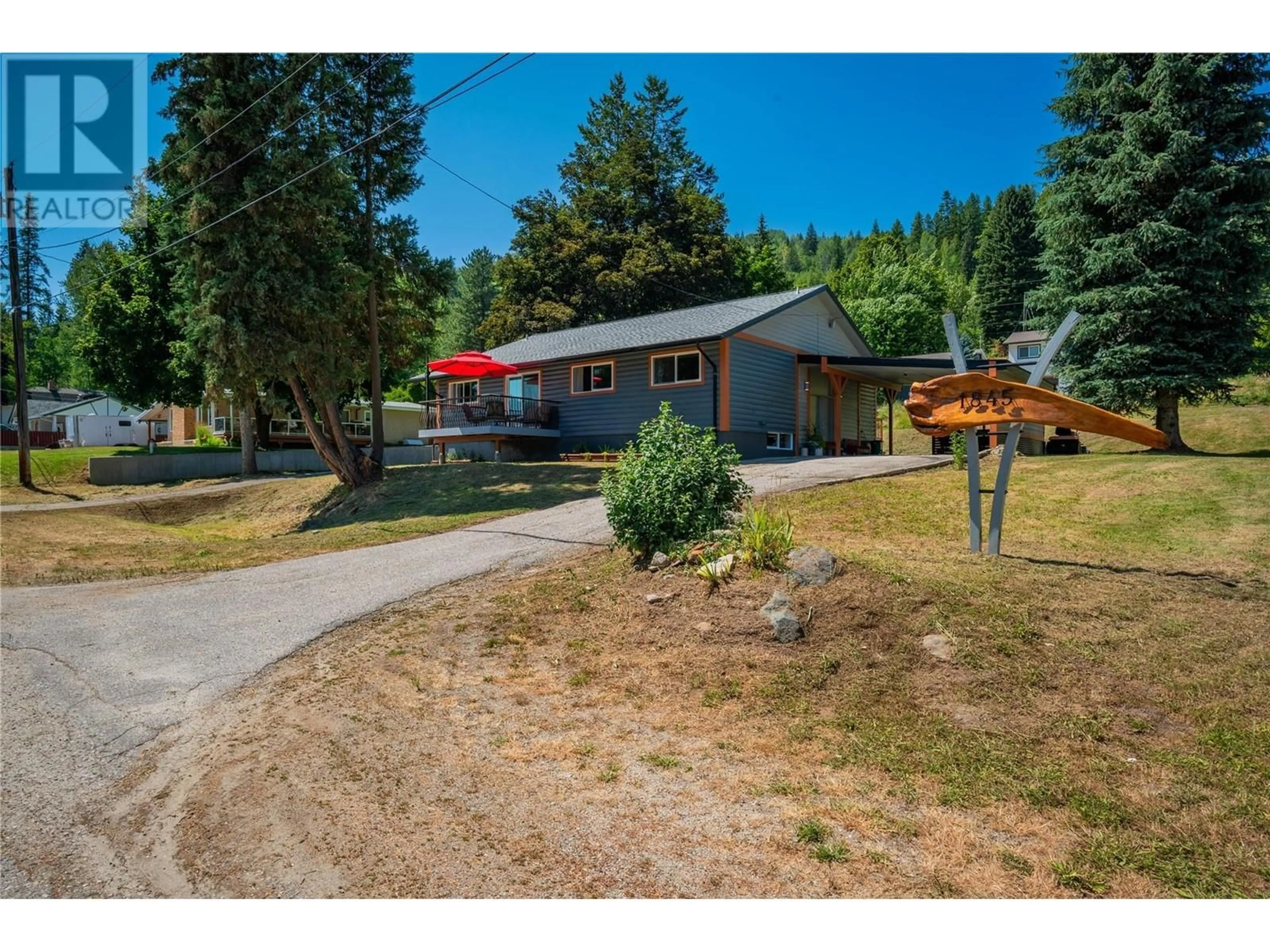 Frontside or backside of a home, cottage for 1845 THIRD Street, Fruitvale British Columbia V0G1L0