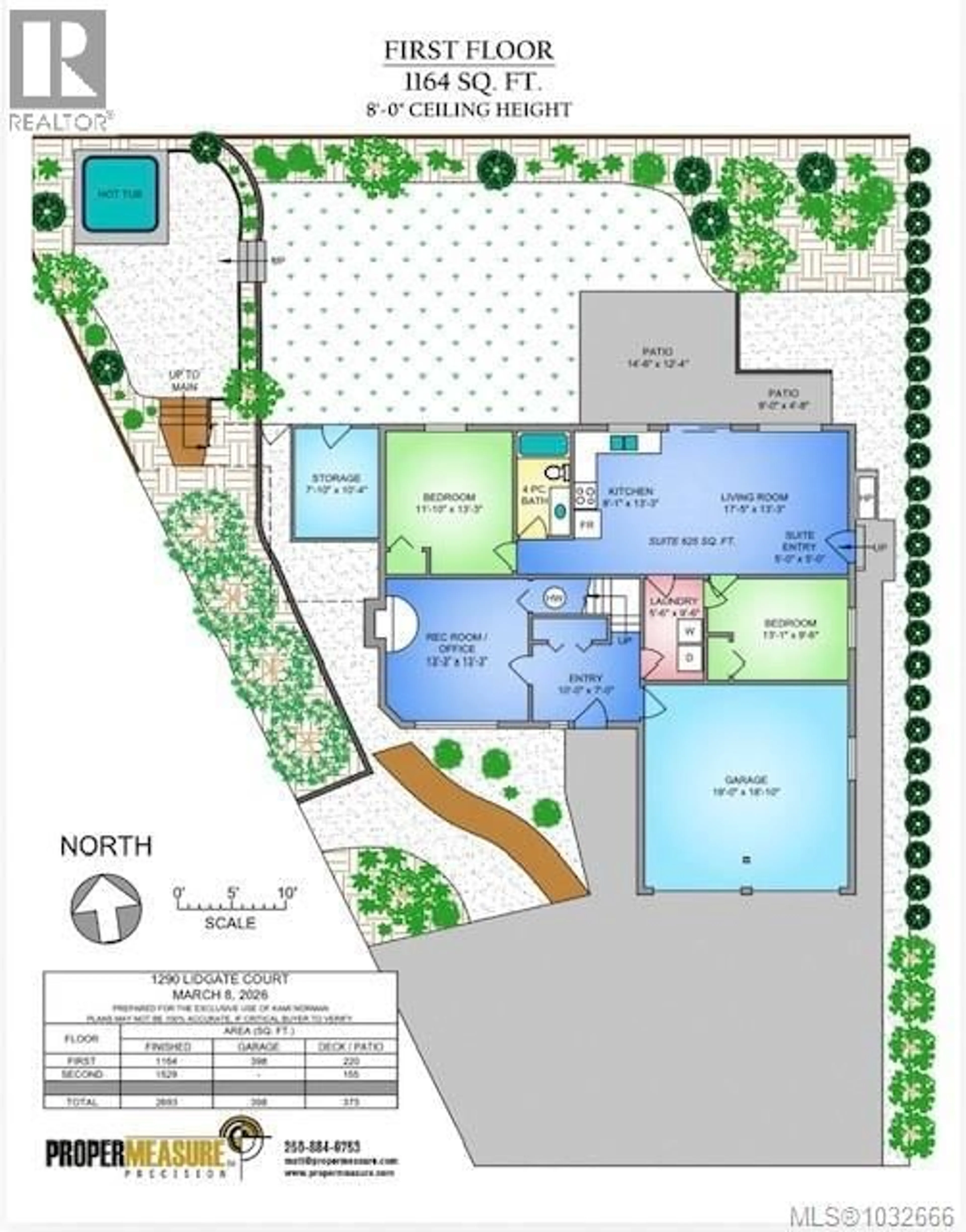 Floor plan for 1290 LIDGATE COURT, Saanich British Columbia V8Z7E3
