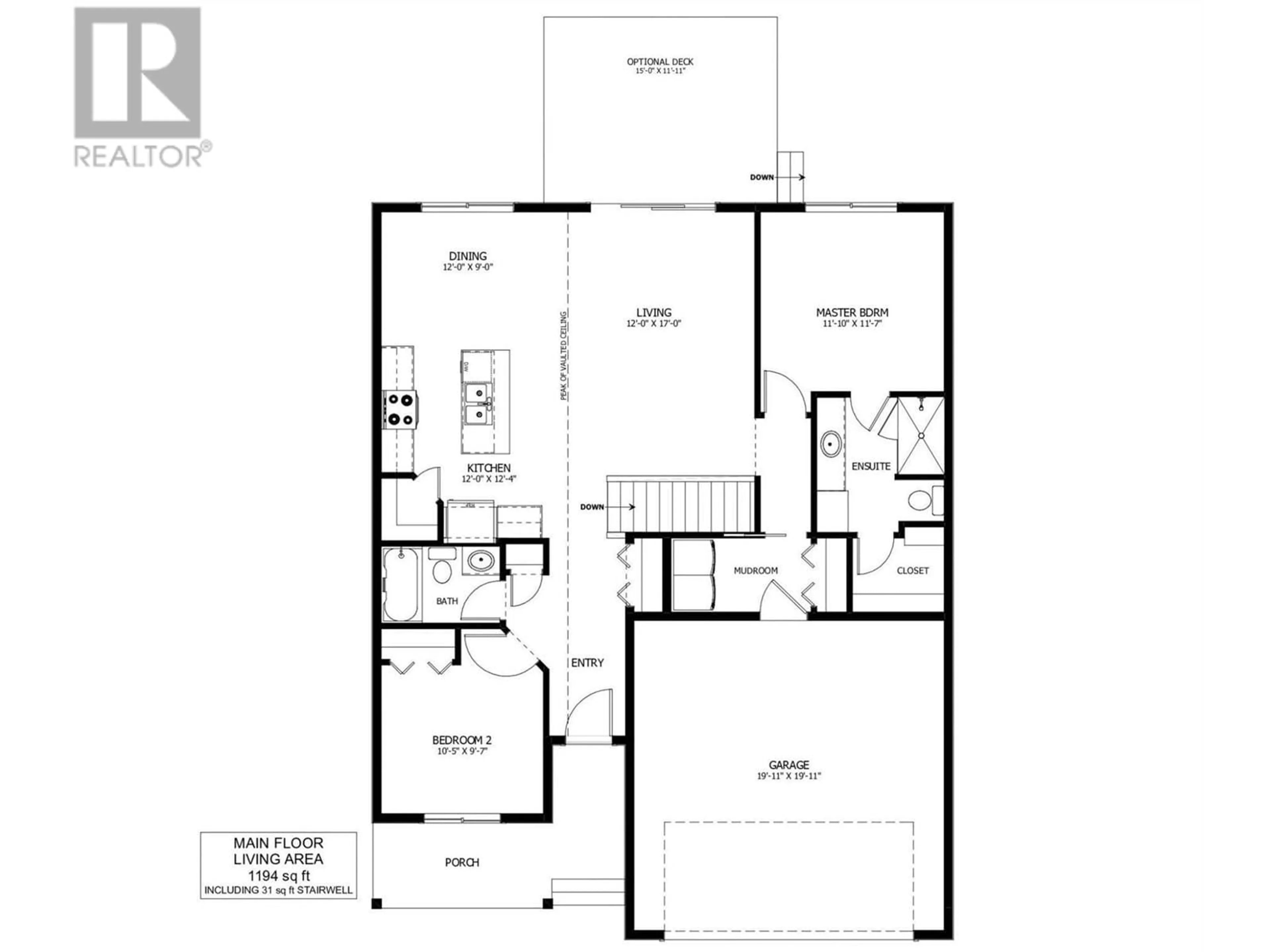 Floor plan for 208 CORRAL BOULEVARD, Cranbrook British Columbia V1C0C2