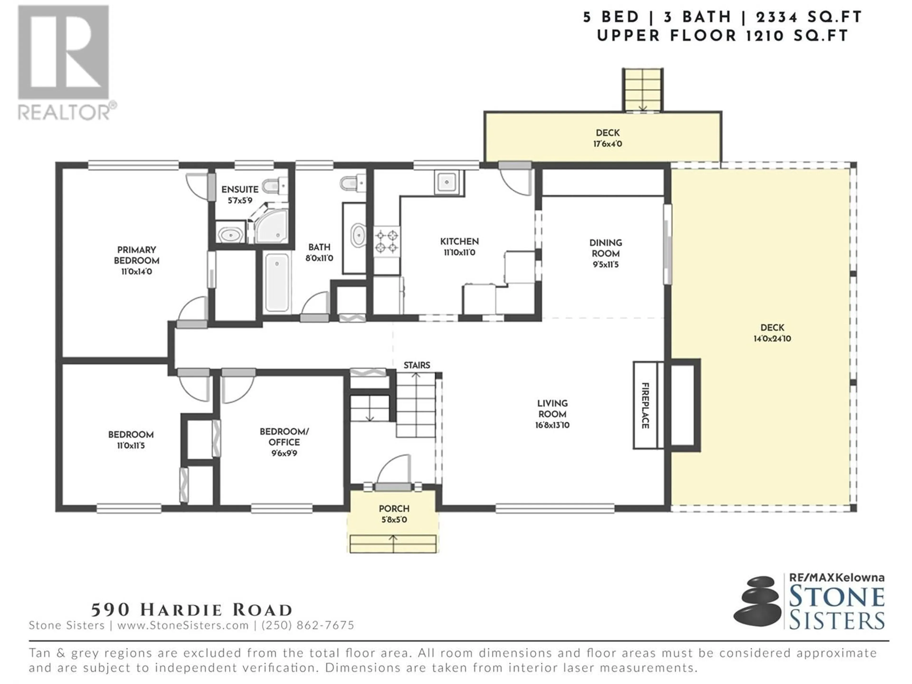 Floor plan for 590 Hardie Road, Kelowna British Columbia v1x6e1