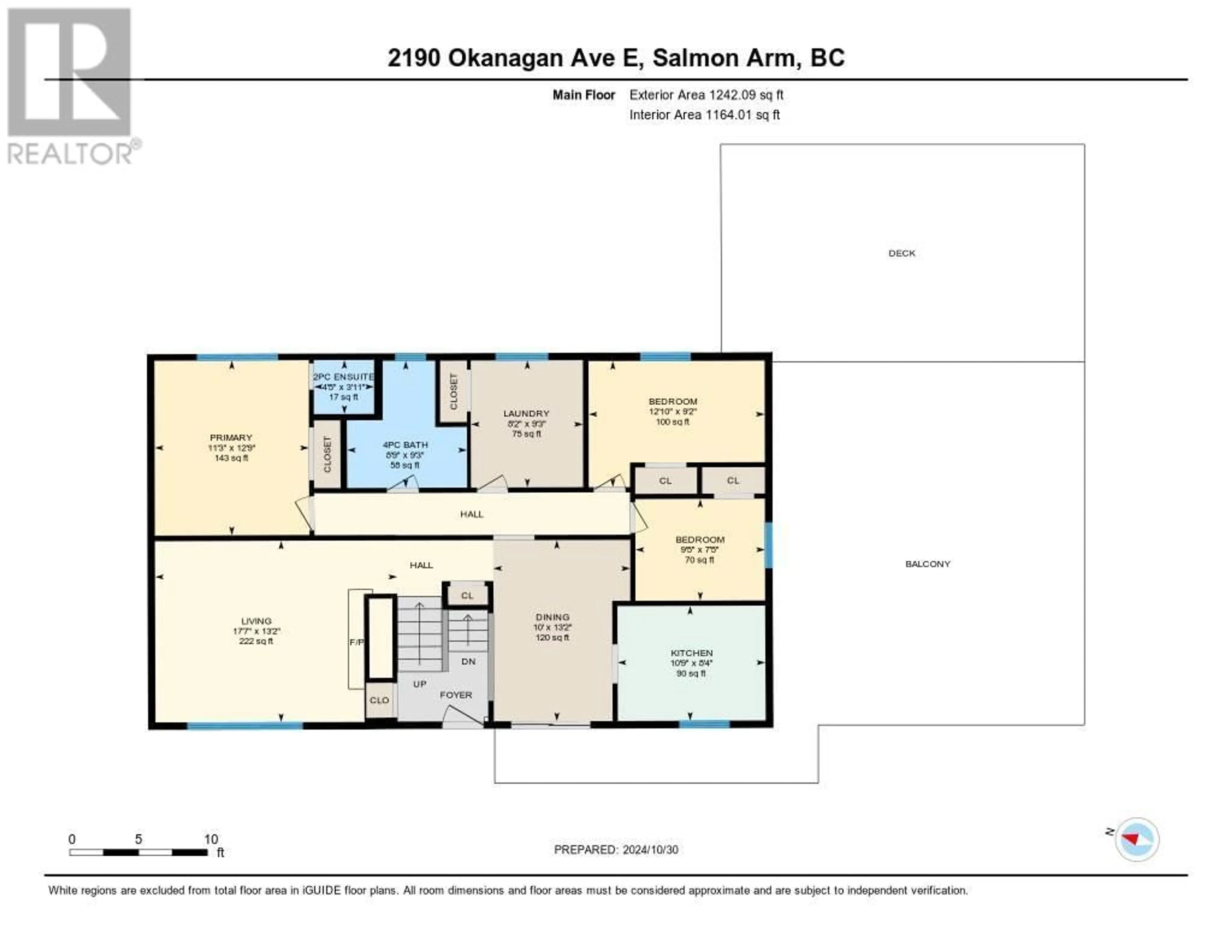 Floor plan for 2190 Okanagan Avenue SE, Salmon Arm British Columbia V1E1H4