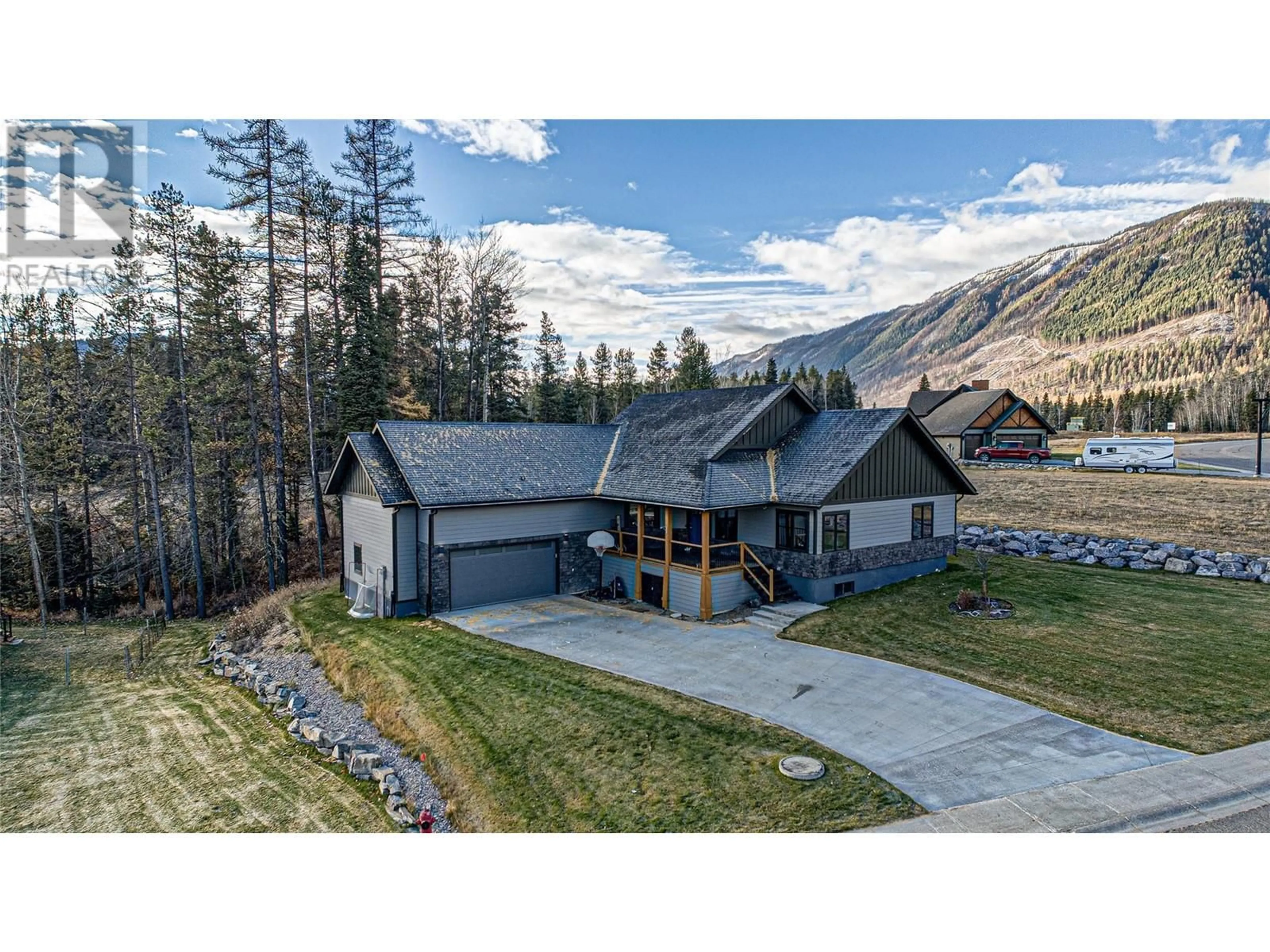 Frontside or backside of a home, cottage for 2202 Black Hawk Drive, Sparwood British Columbia V0B2G2