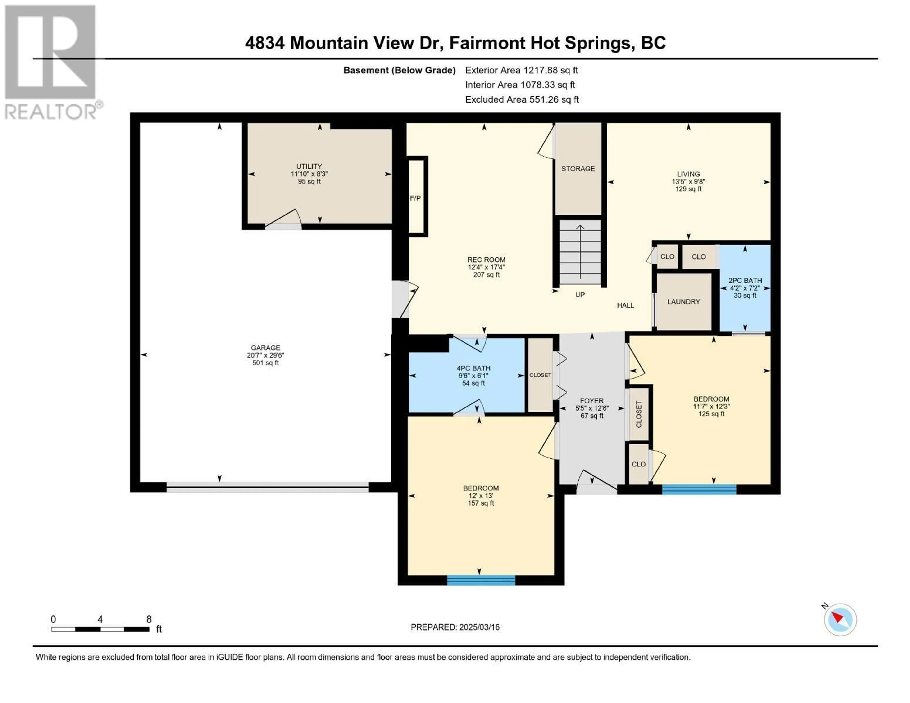 Floor plan for 4834 MOUNTAIN VIEW DRIVE, Fairmont Hot Springs British Columbia V0B1L1