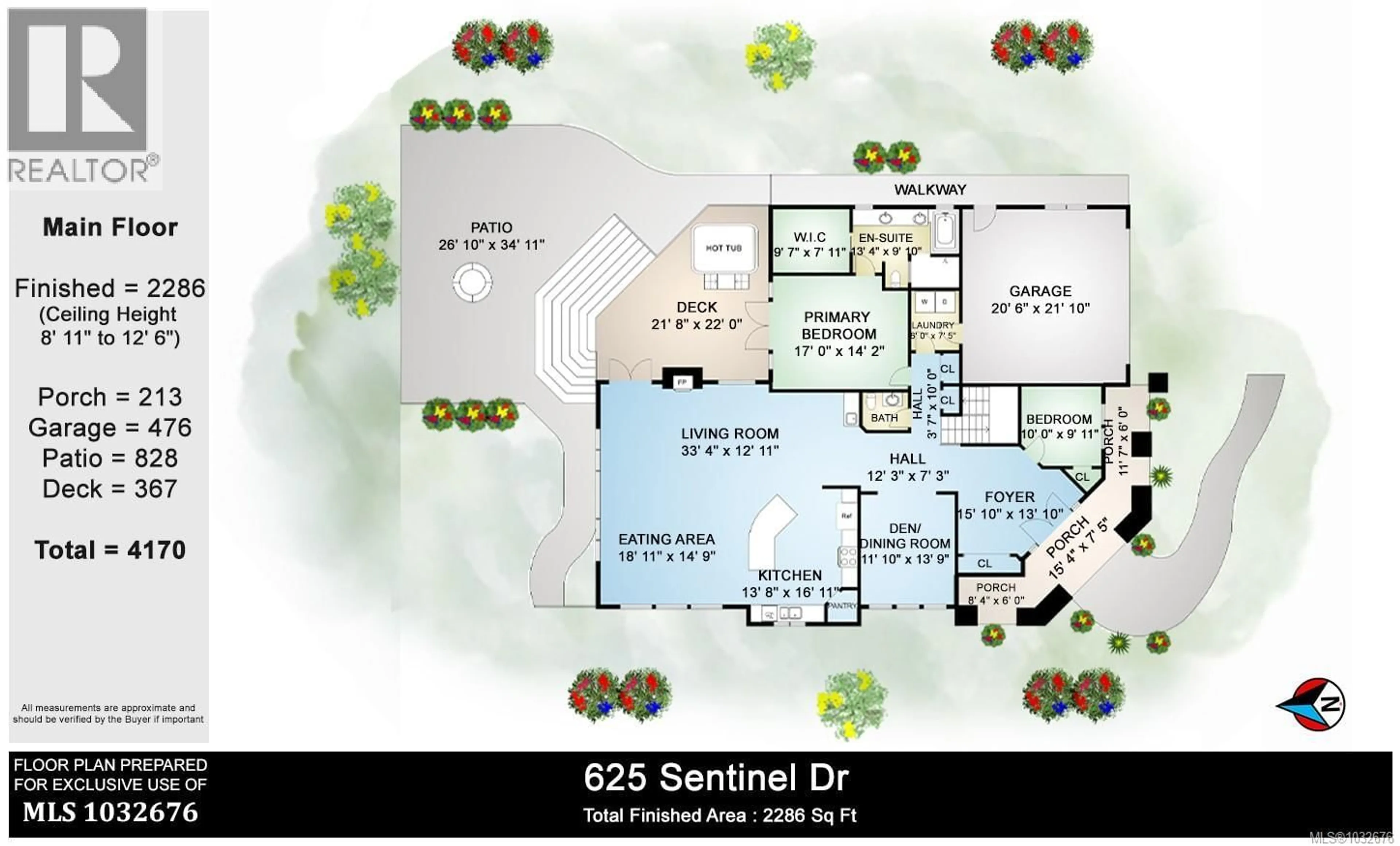 Floor plan for 625 SENTINEL DRIVE, Mill Bay British Columbia V8H1H7