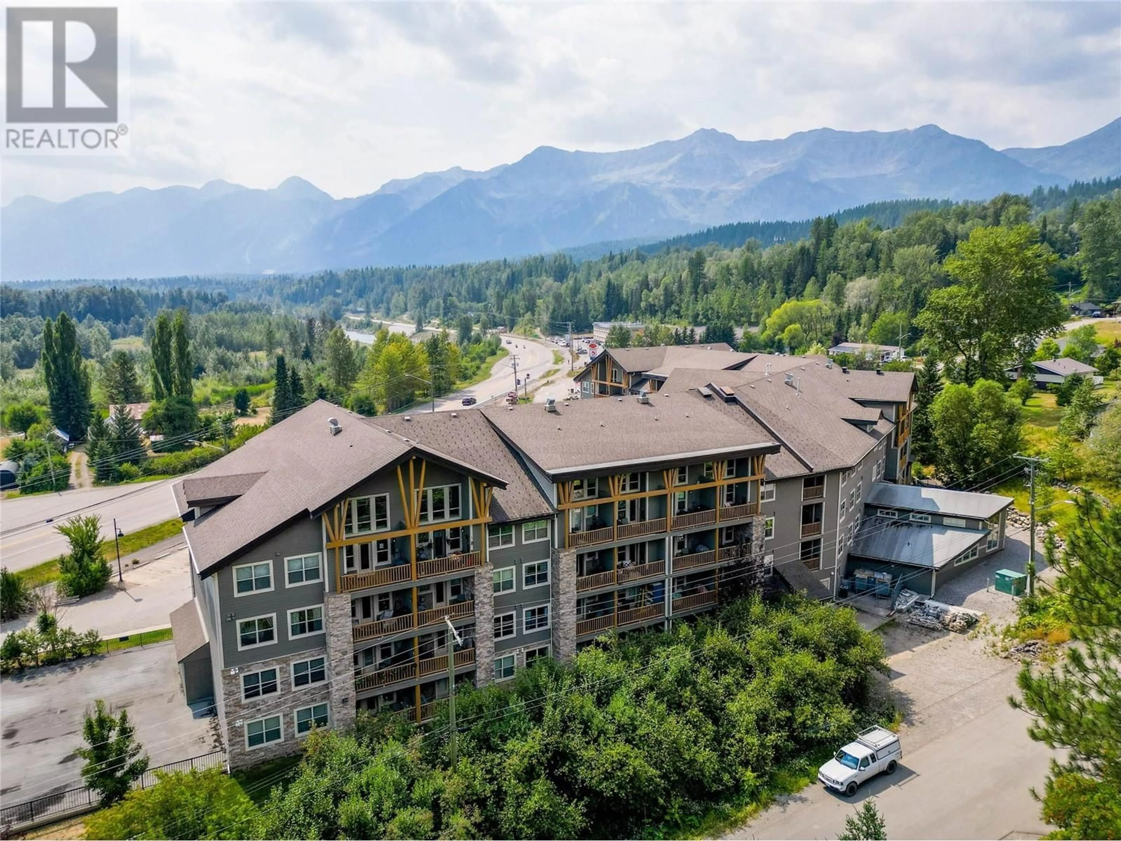 A pic from exterior of the house or condo, the view of mountain for 1500 MCDONALD Avenue Unit# 320, Fernie British Columbia V0B1M1