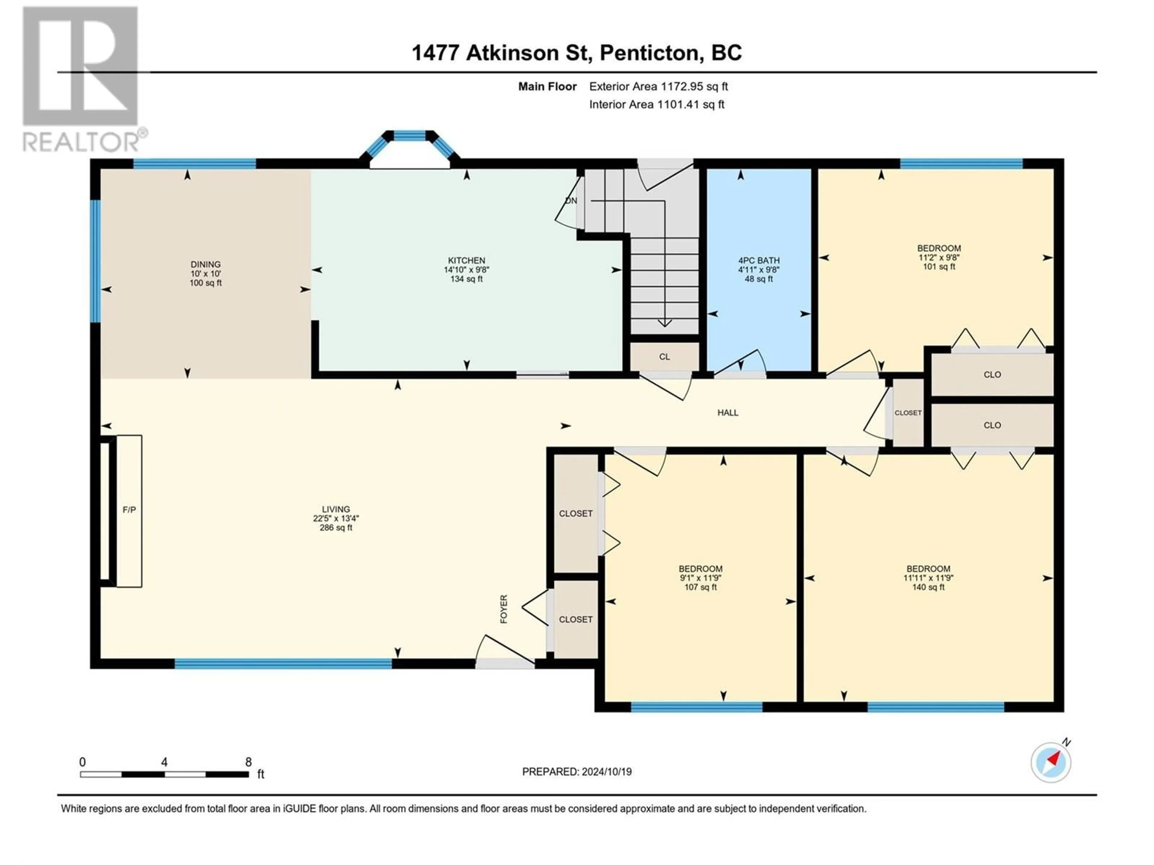 Floor plan for 1477 Atkinson Street, Penticton British Columbia V2A6B3